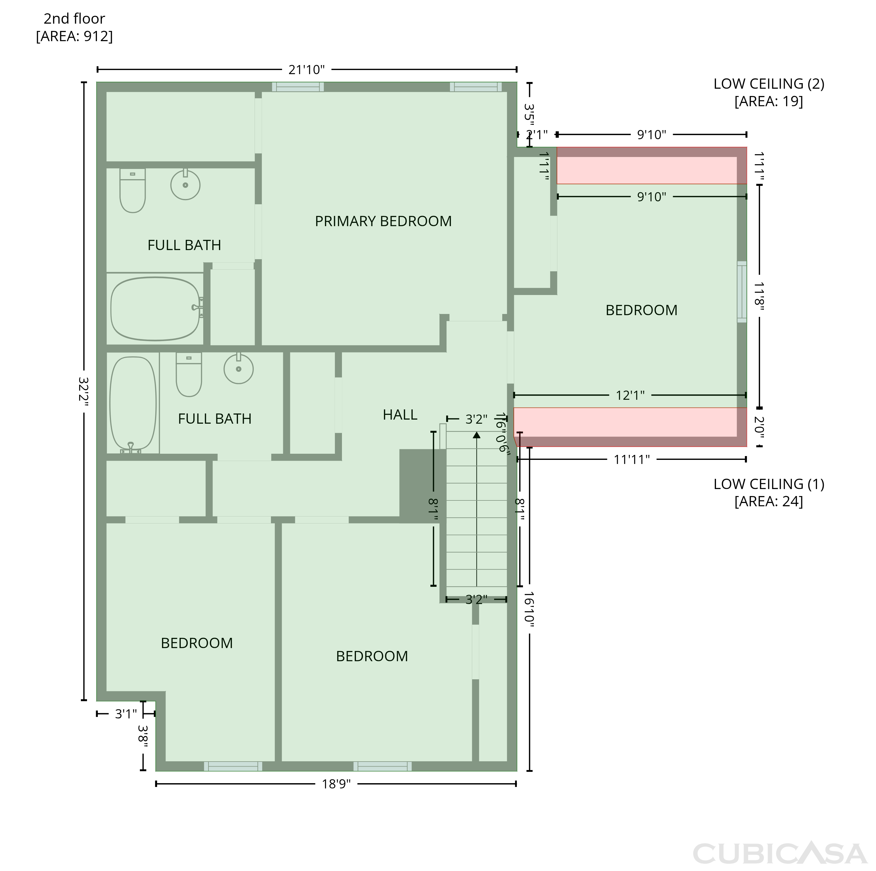 Second Floor of 8321 Candlenut Ln, Charlotte, NC