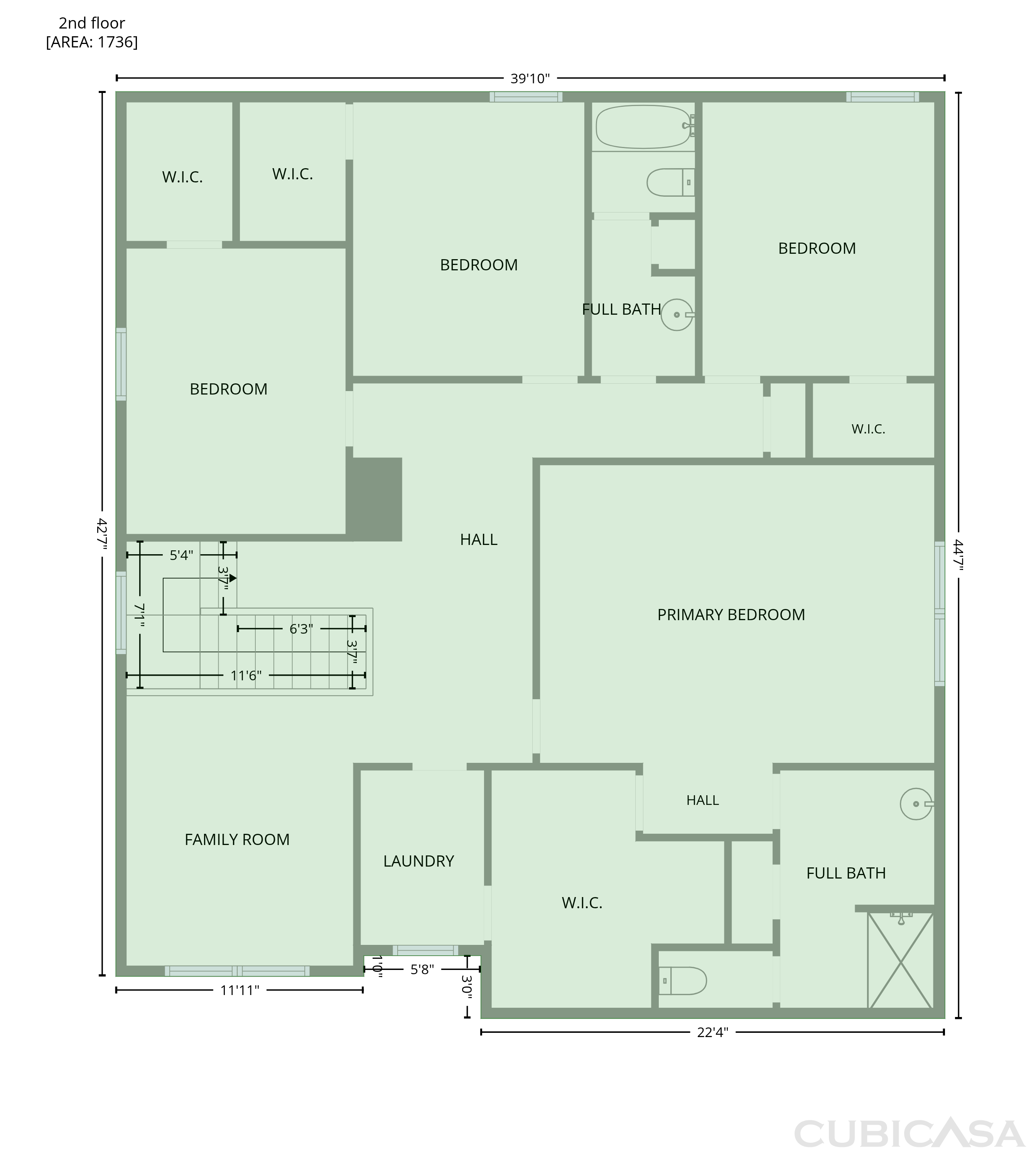 Second Floor of 9831 Mystic Sun Ct, Fishers, IN