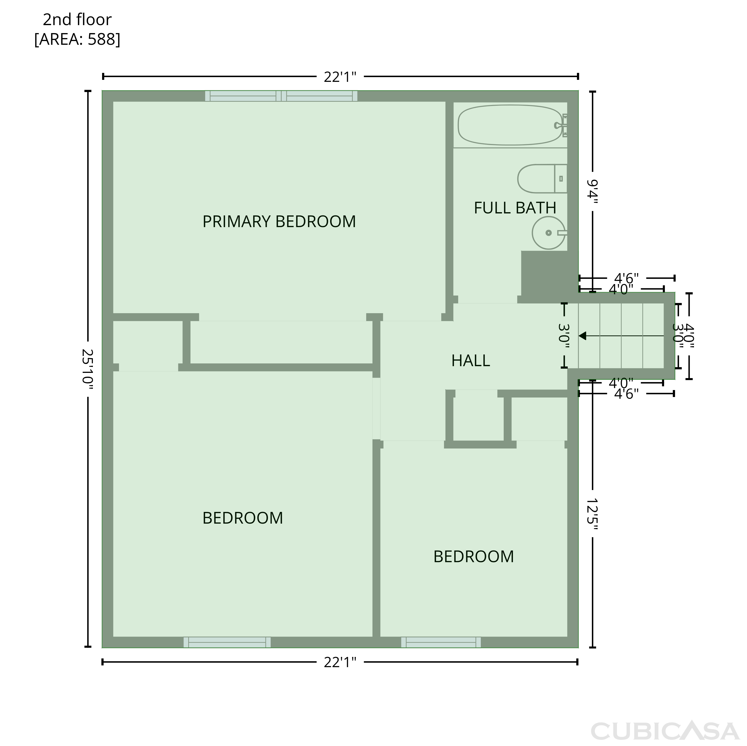 Third Floor of 3020 Forestside Ln, Atlanta, GA