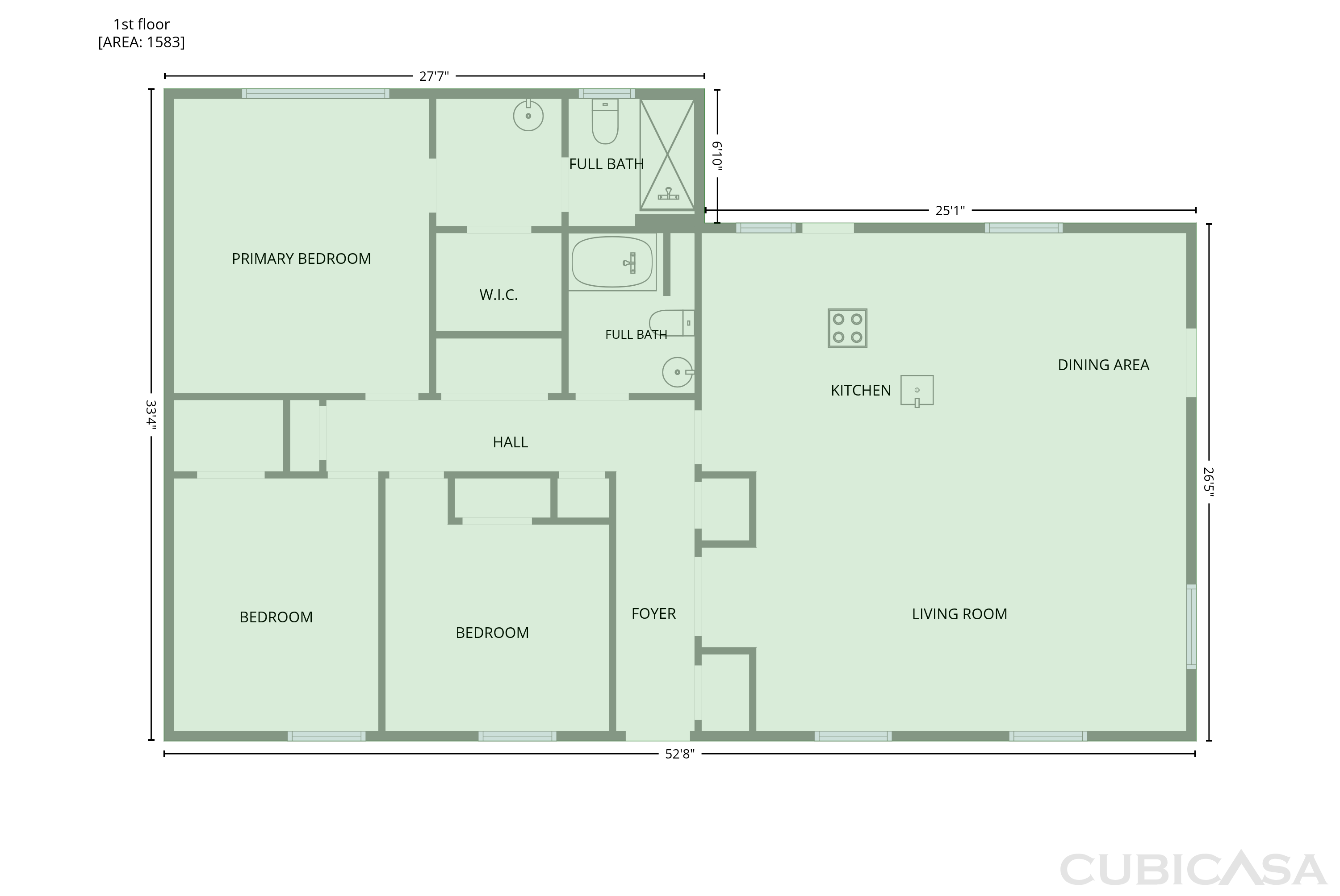 Main Floor of 2919 Glebe Rd, Henderson, NC