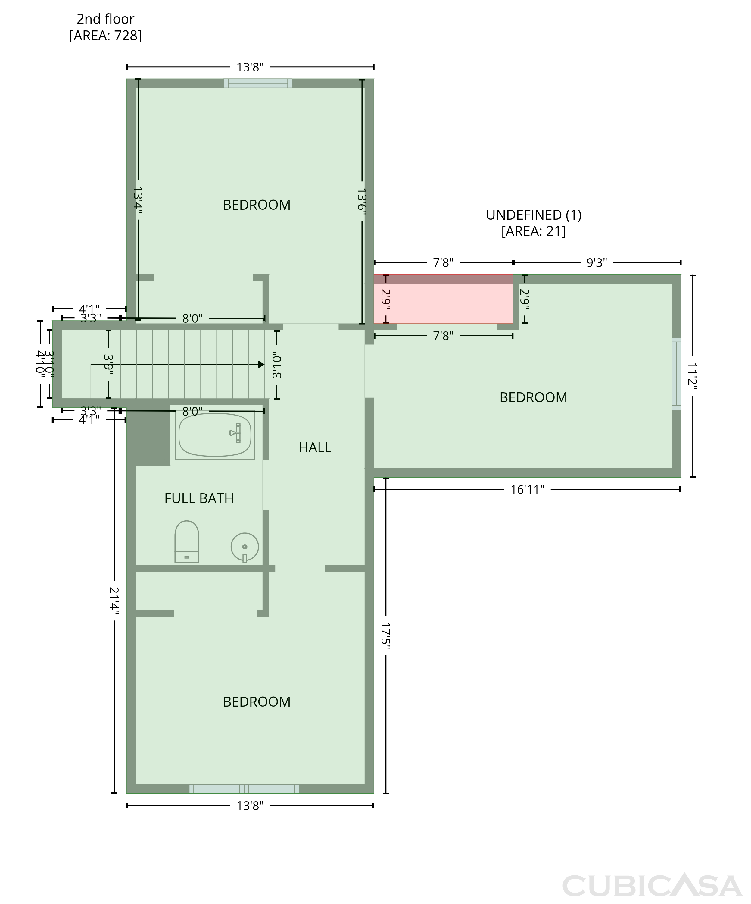 Second Floor of 125 Sampson Ct, Covington, GA