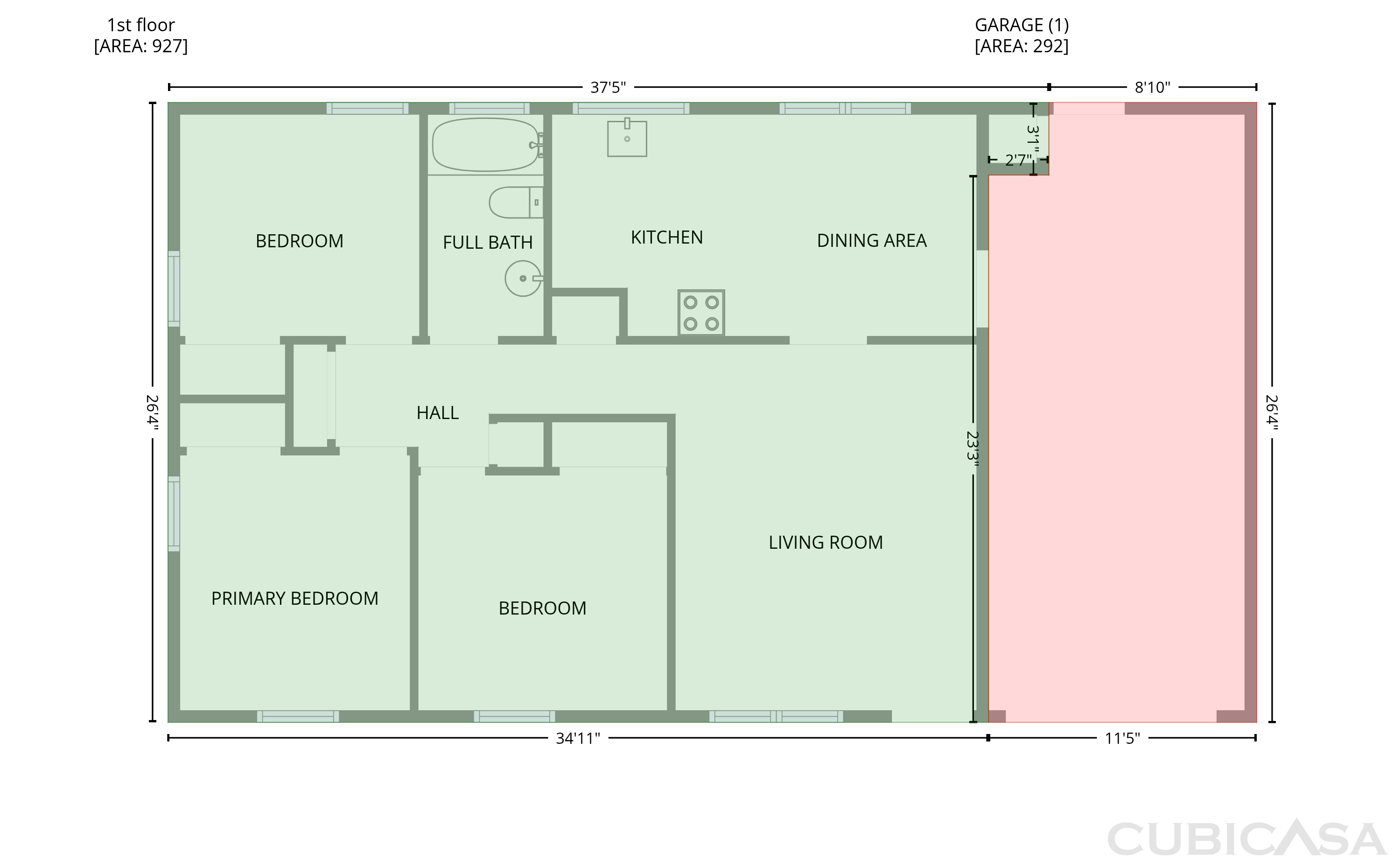 Main Floor of 621 S Timber Ln, Oklahoma City, OK