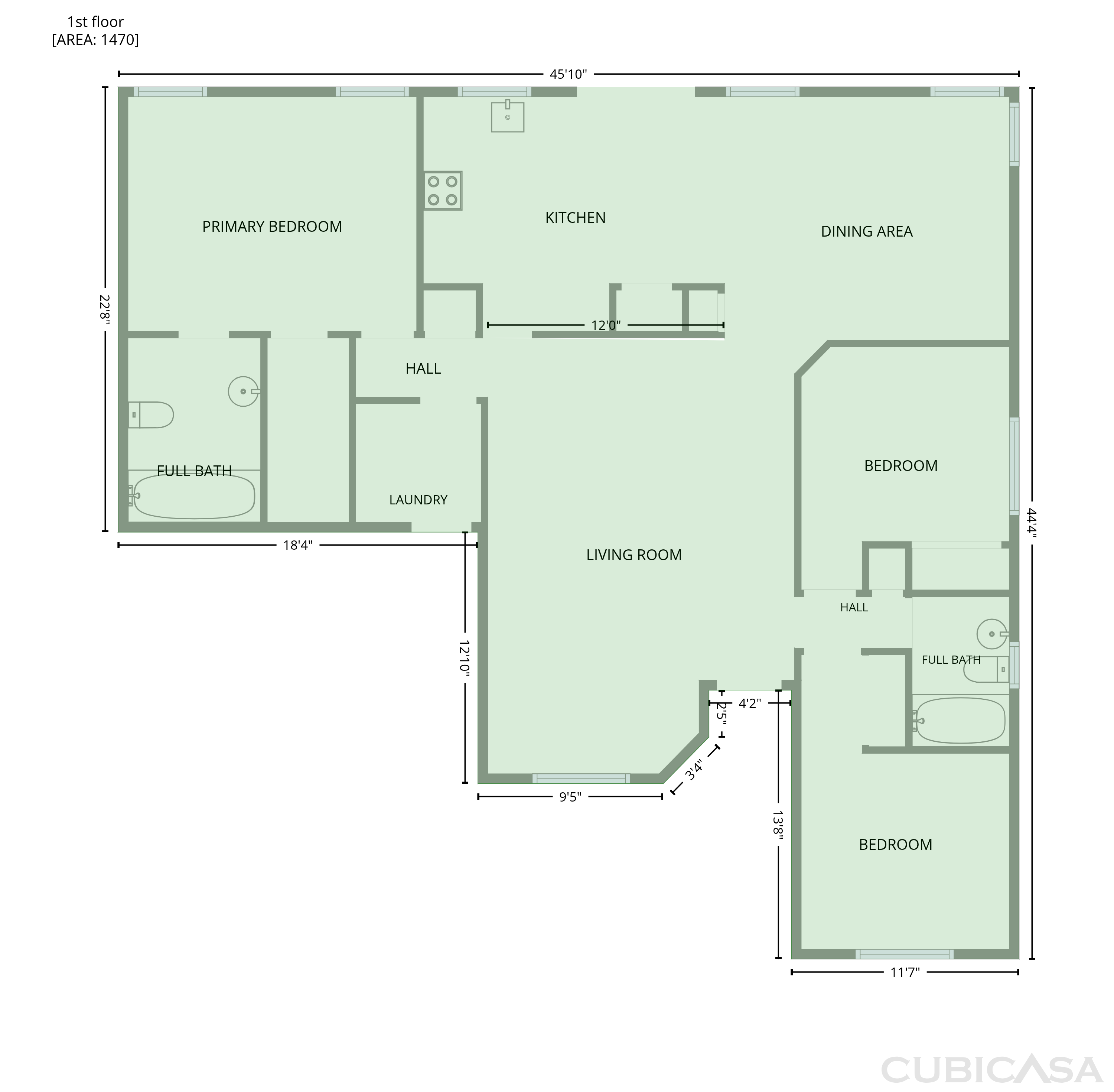 Main Floor of 9507 Letterstone Ct, Tampa, FL