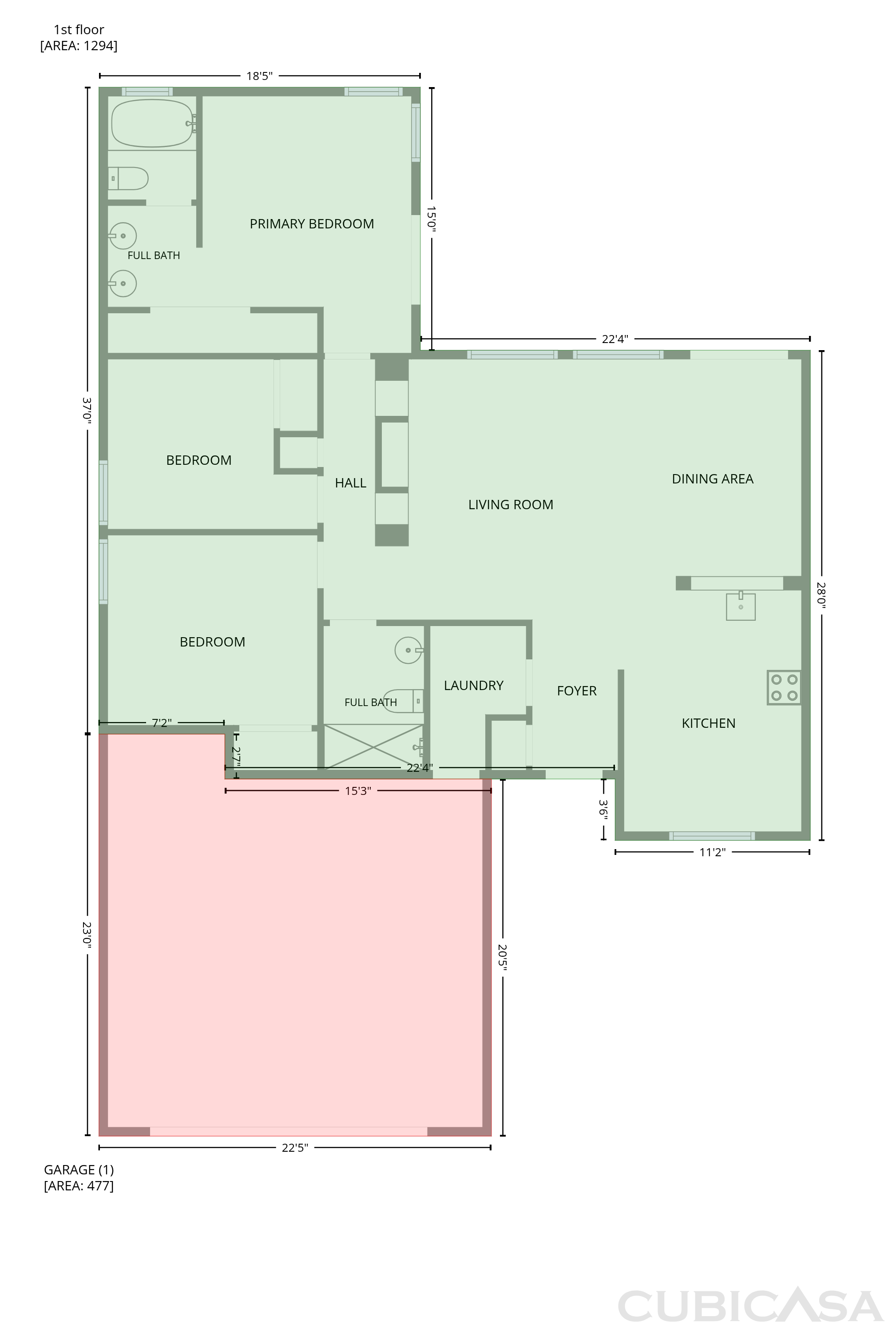 Main Floor of 760 E Megan St, Chandler, AZ