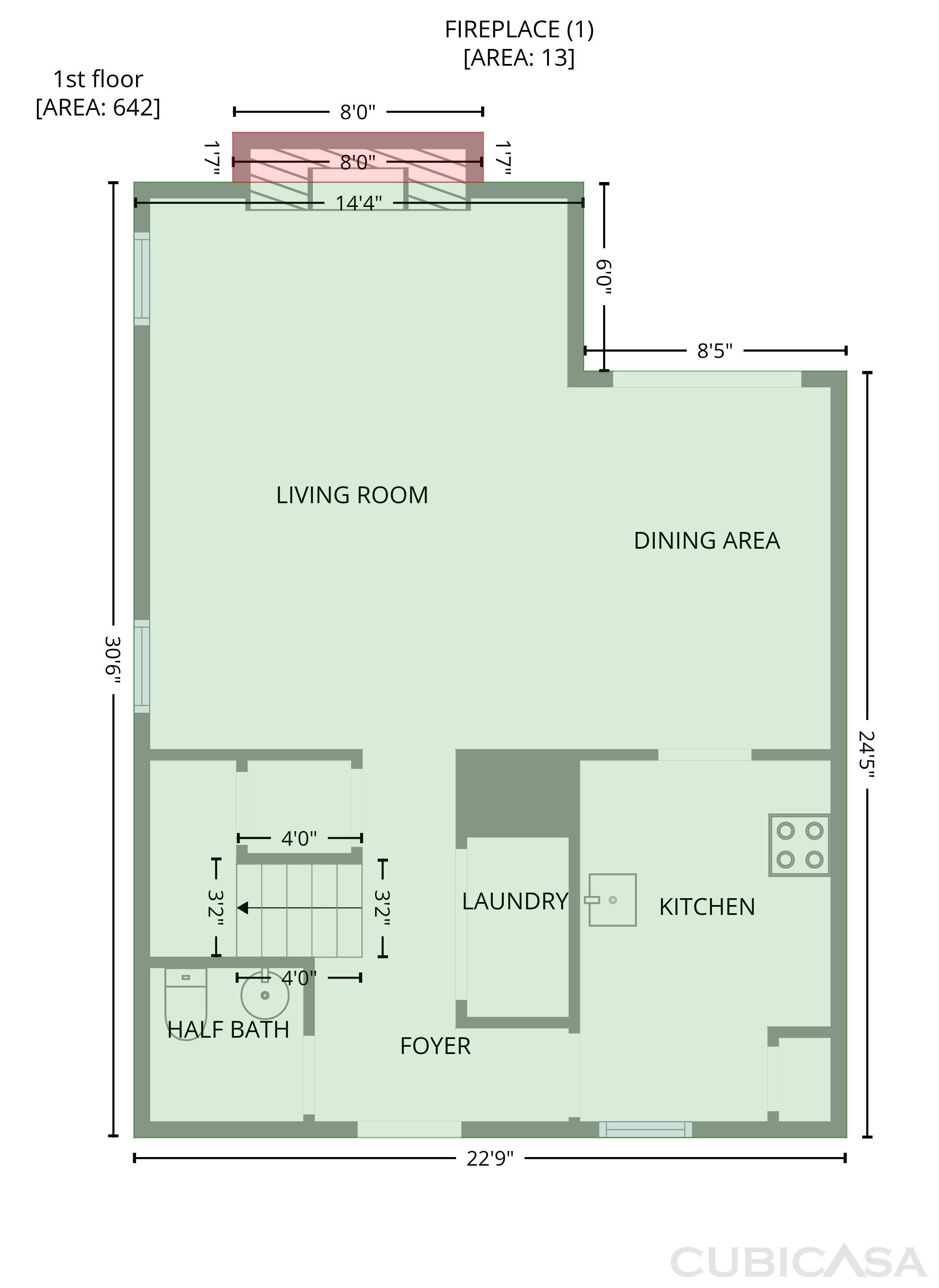 Main Floor of 104 Arbuckle Ln, Cary, NC