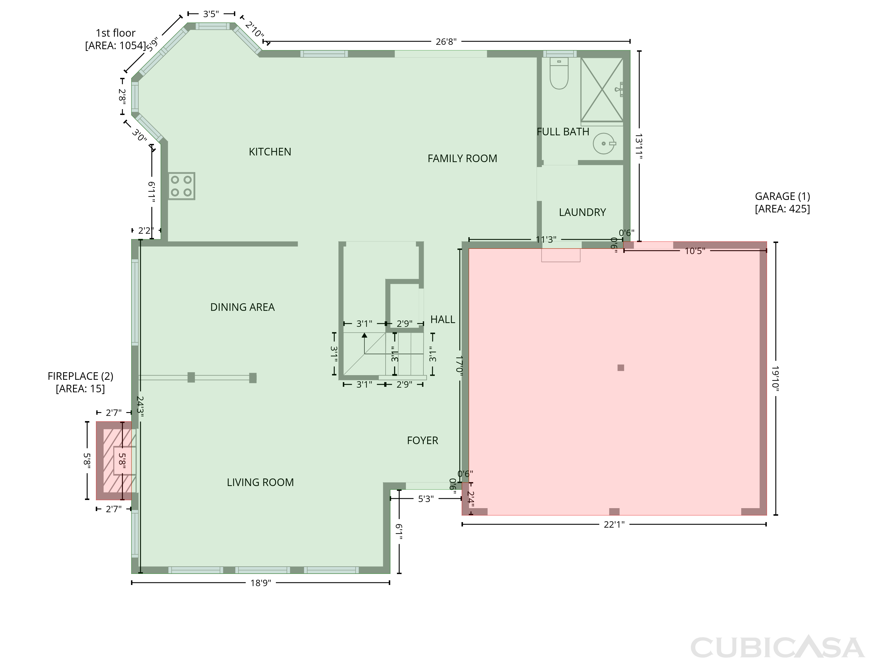 Main Floor of 21016 68th Street Ct E, Bonney Lake, WA
