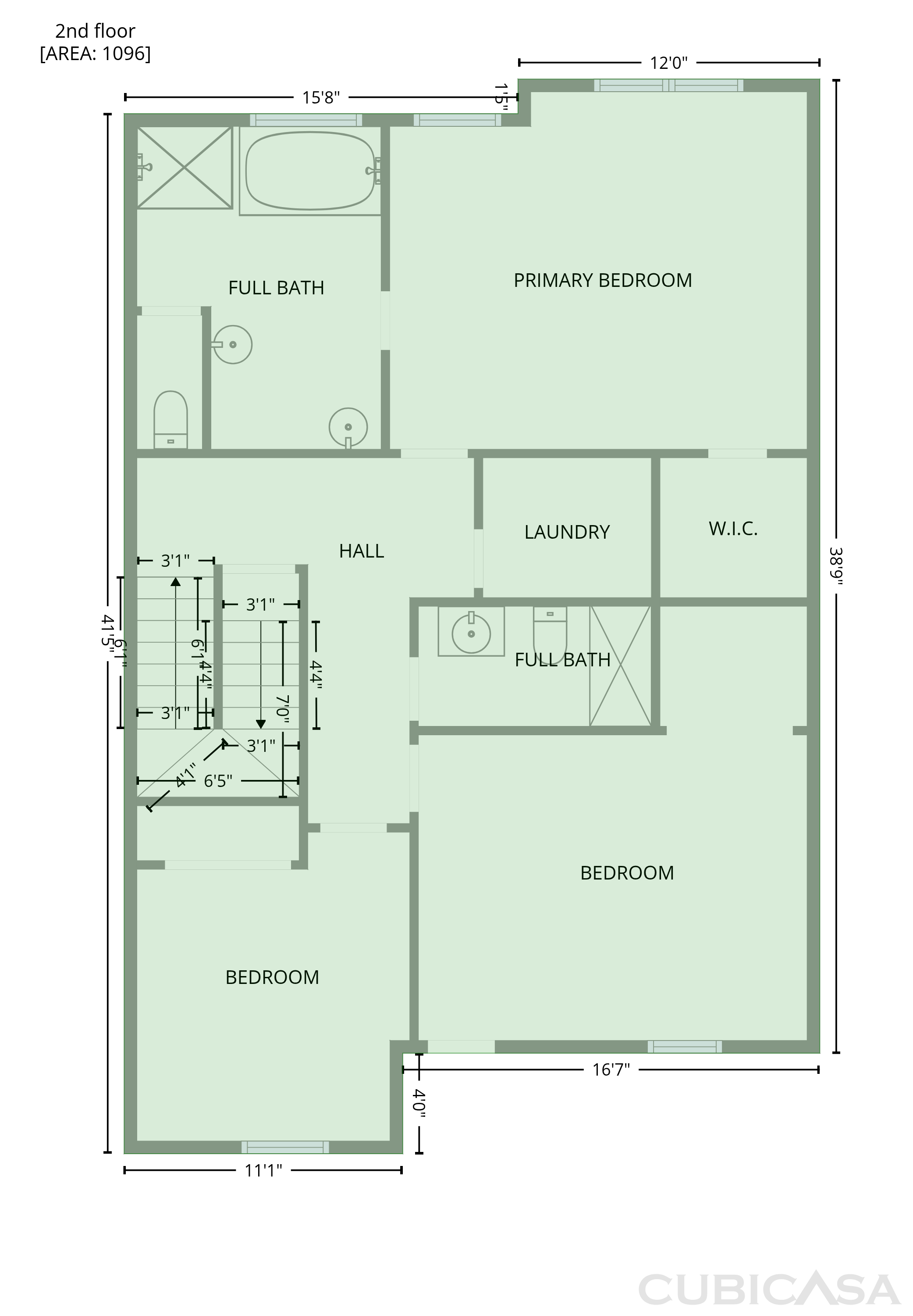 Second Floor of 3064 Imperial Oaks Dr, Raleigh, NC