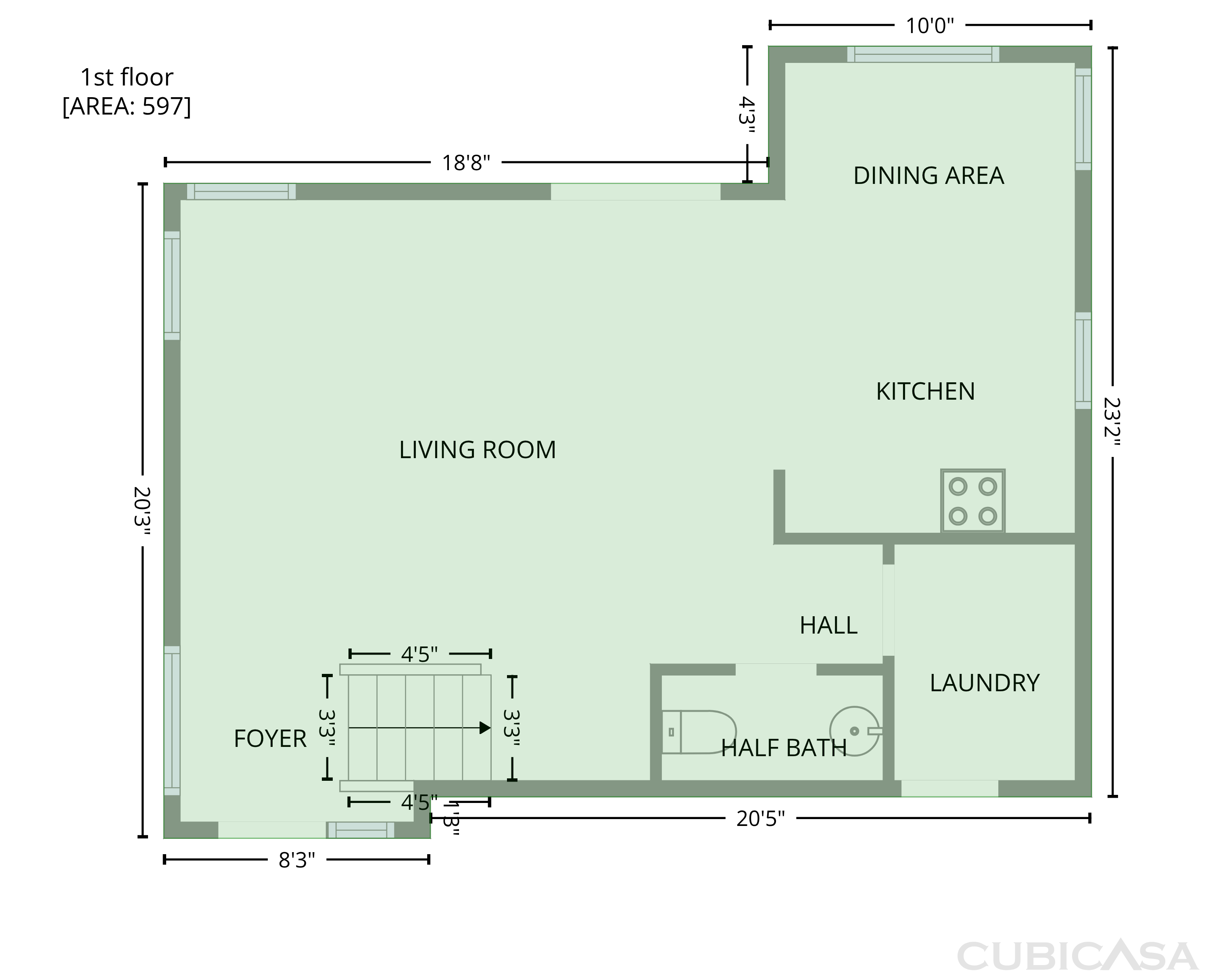 Main Floor of 4058 W Chama Dr, Glendale, AZ