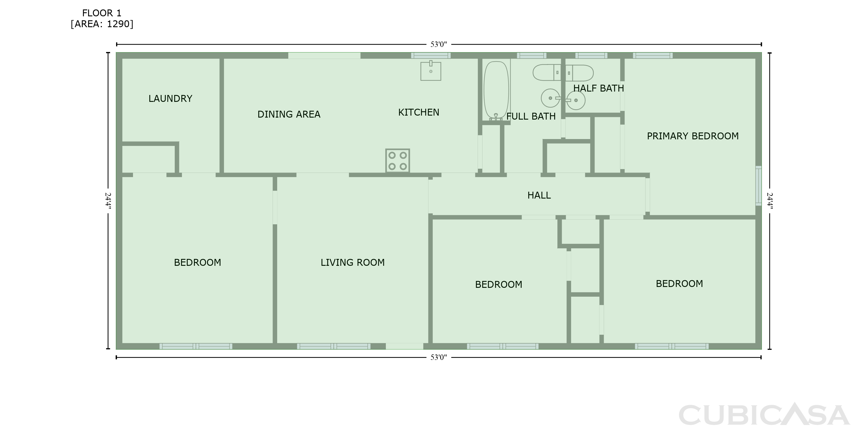 Main Floor of 581 Braxton Blvd, Fayetteville, NC