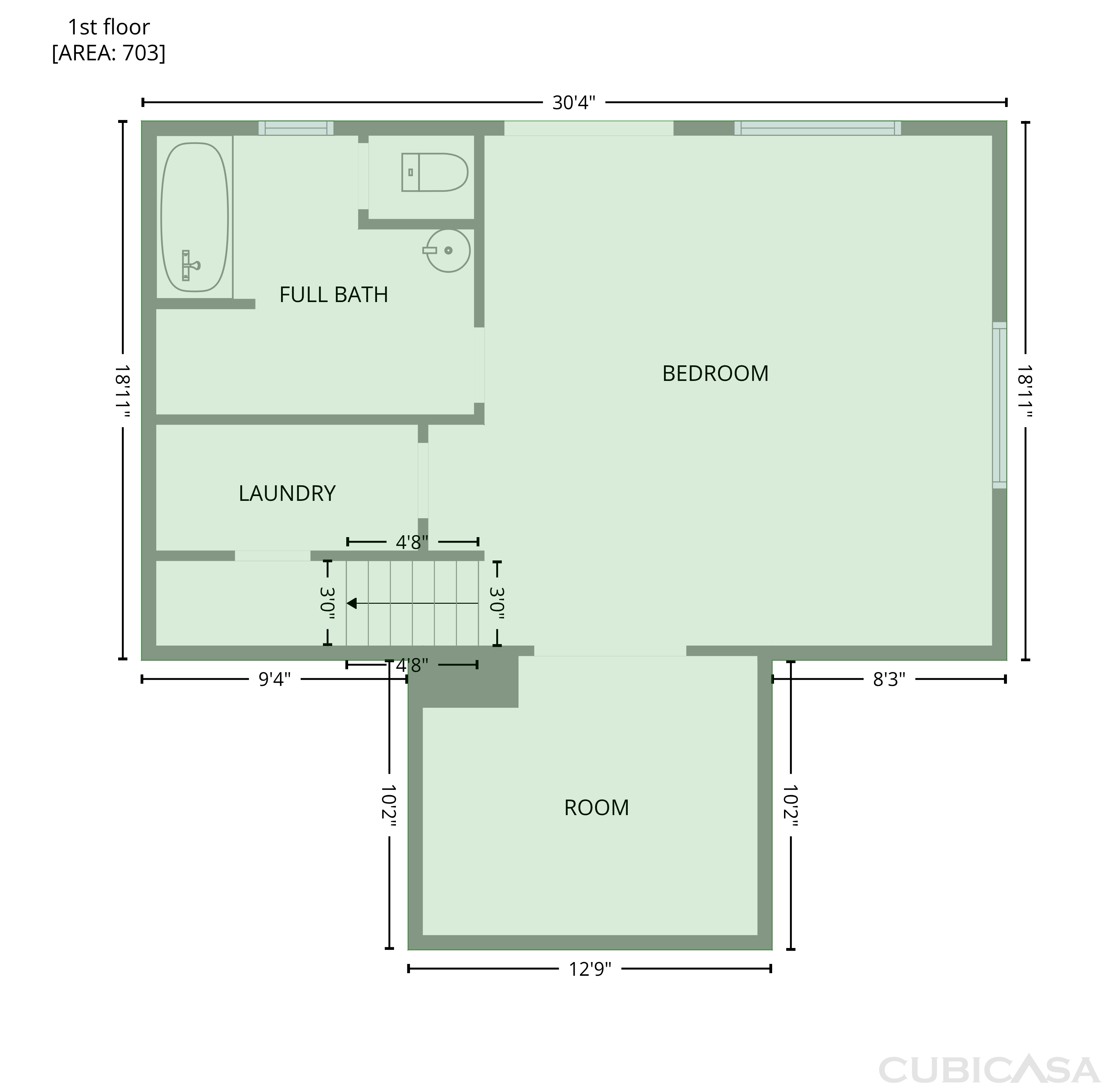 Main Floor of 1145 Rivera Dr, Wrightwood, CA