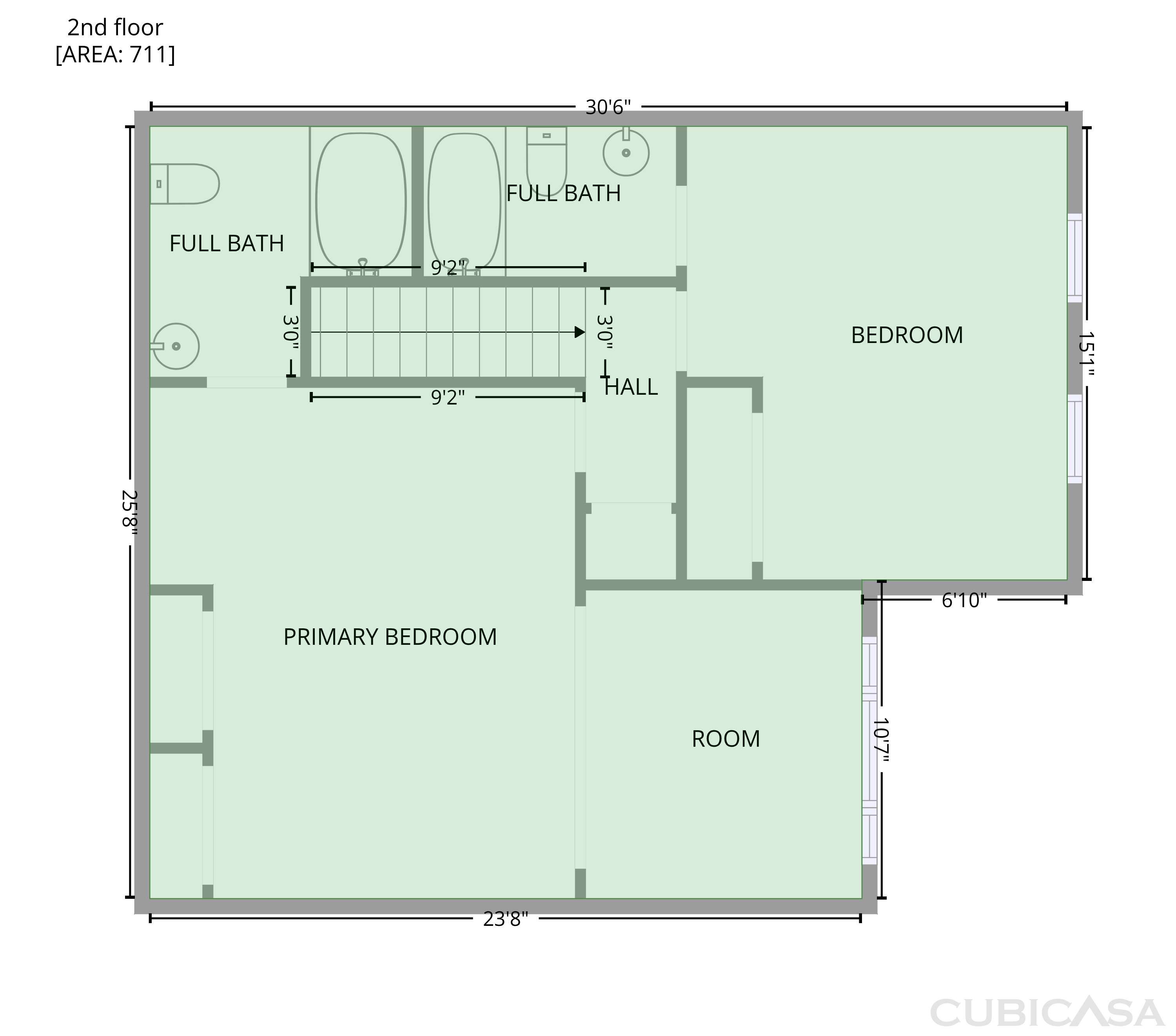 Second Floor of 320 Summerwalk Cir, Chapel Hill, NC