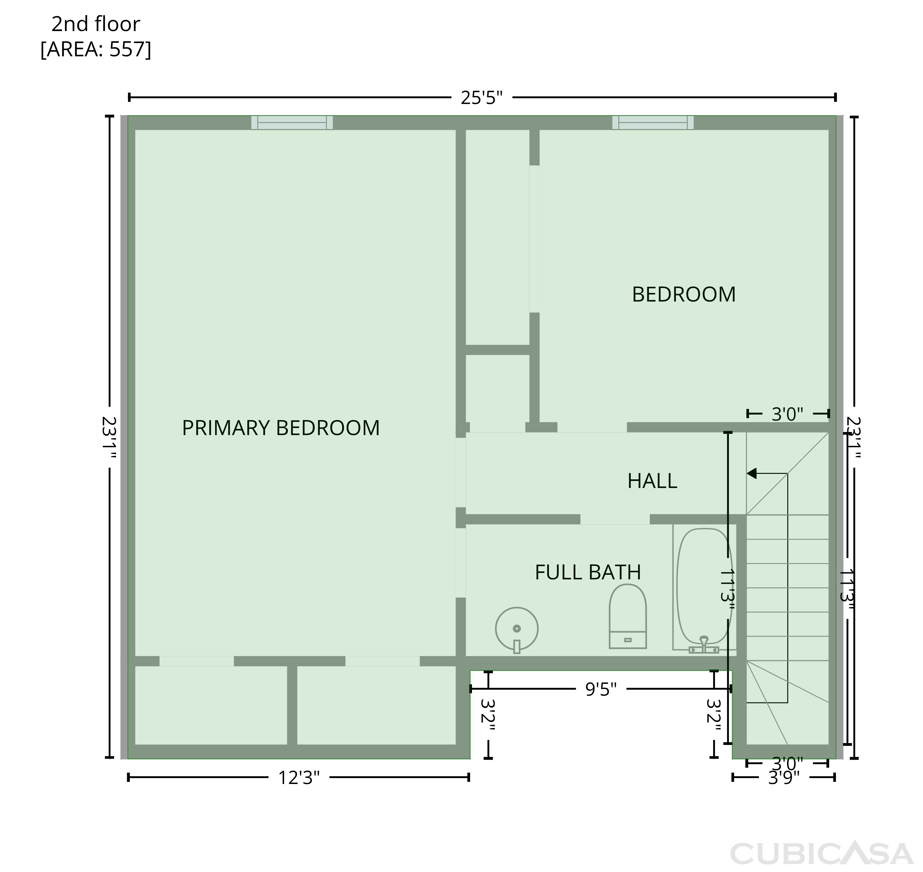 Second Floor of 8544 Westchester Dr, Douglasville, GA