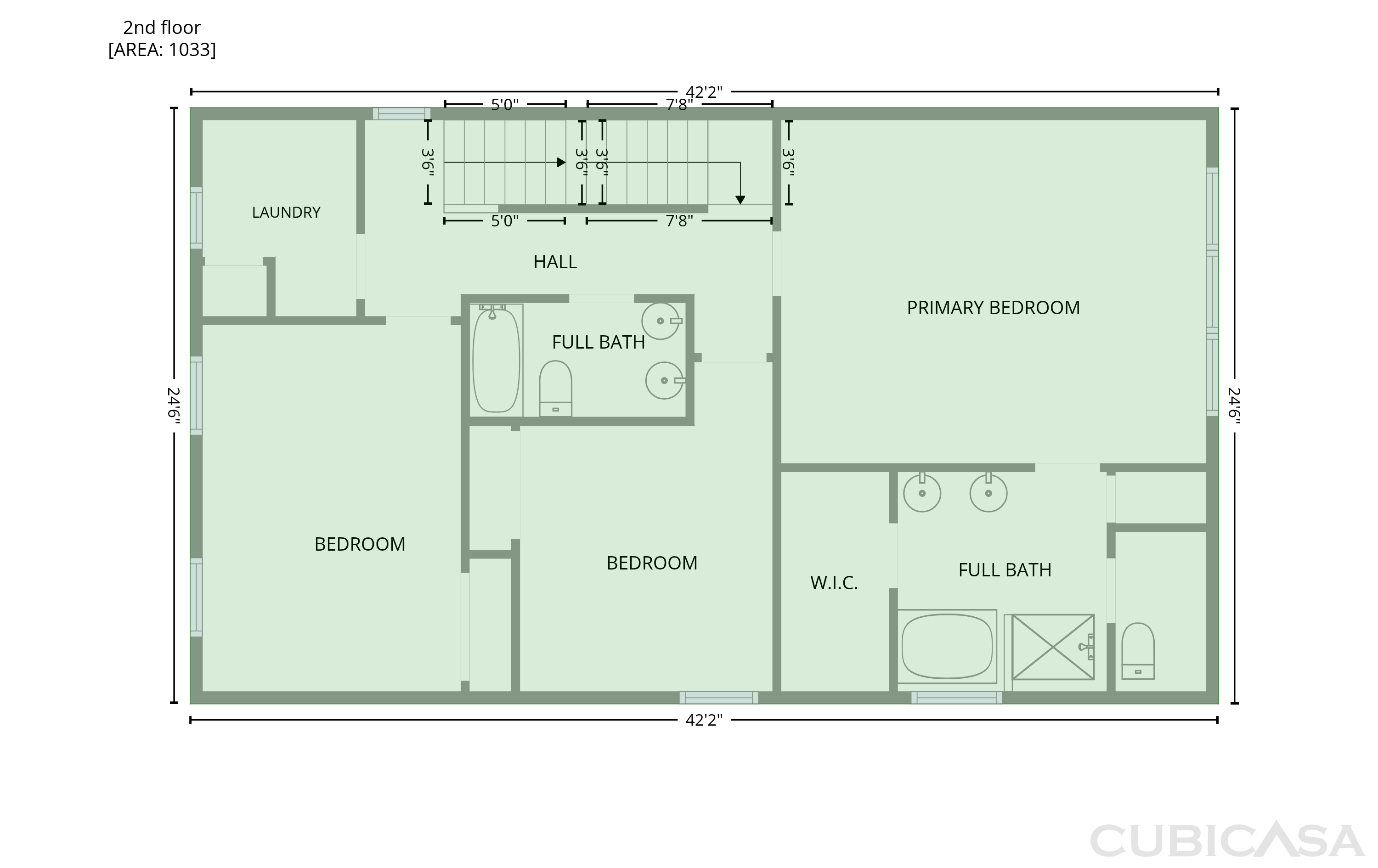 Second Floor of 1625 Silo Ridge Dr, Wake Forest, NC