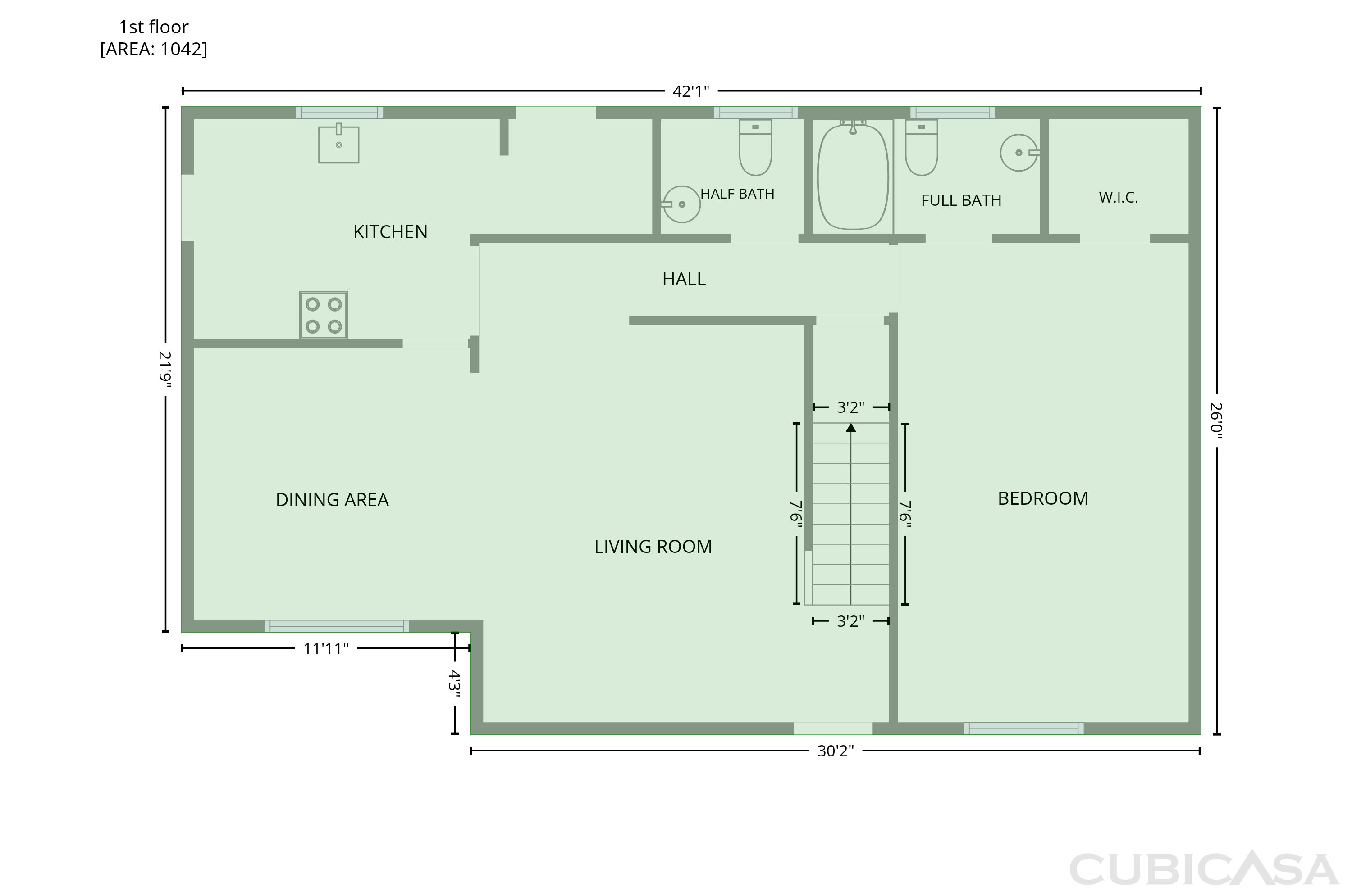Main Floor of 1784 Deer Ct NW, Monroe, GA
