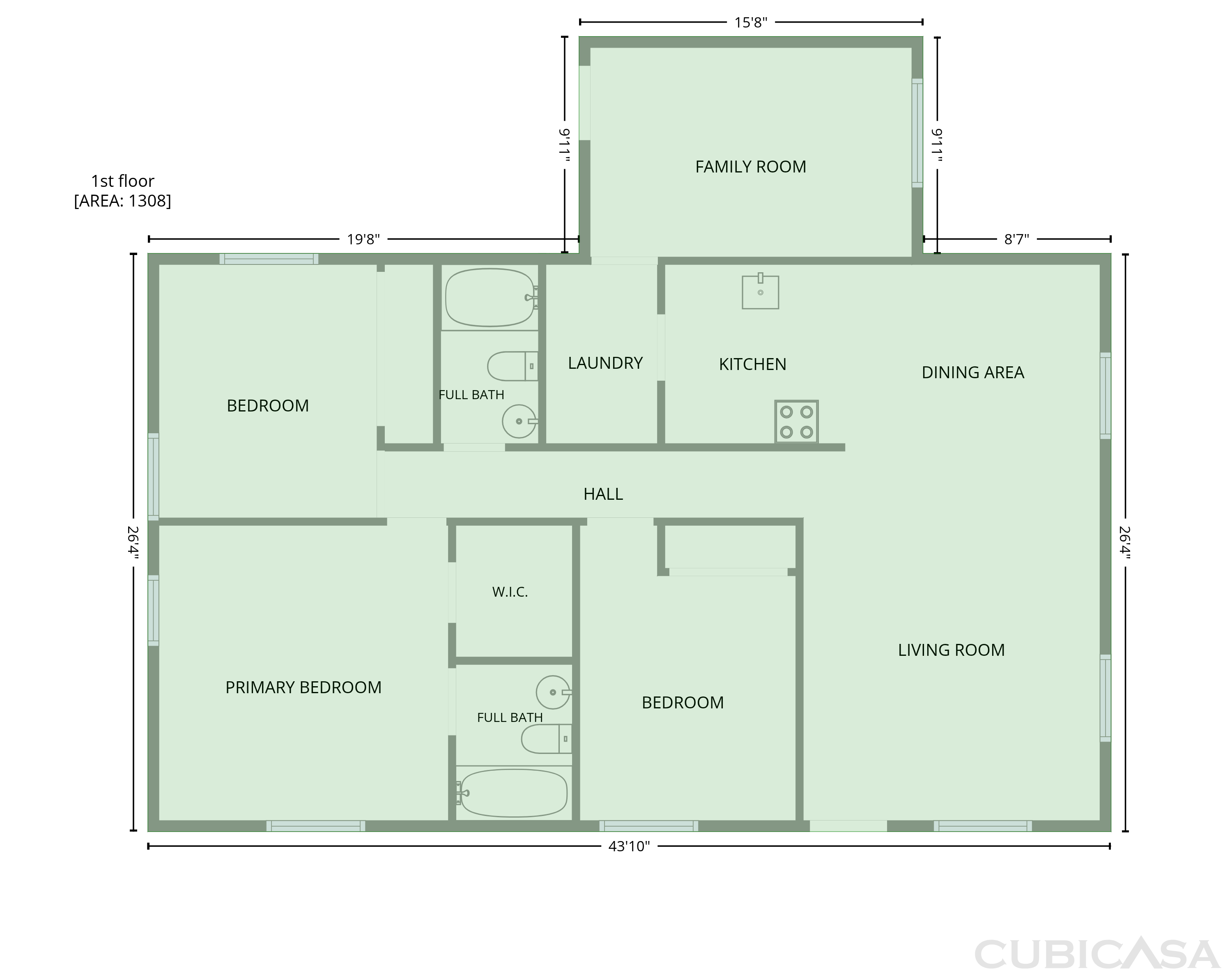 Main Floor of 9307 8th Ave, Orlando, FL