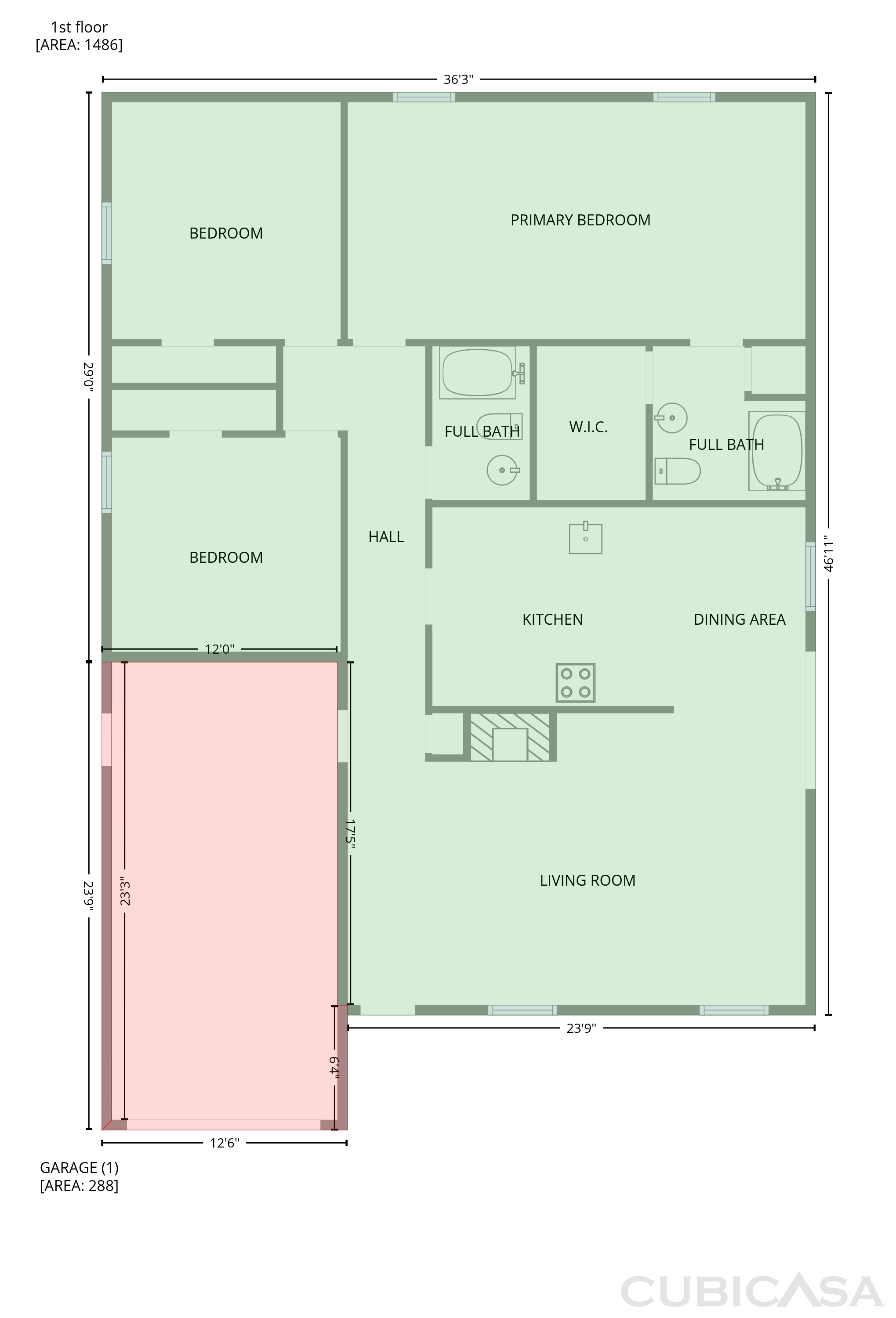 Main Floor of 1305 Aubry Dr, Moncks Corner, SC