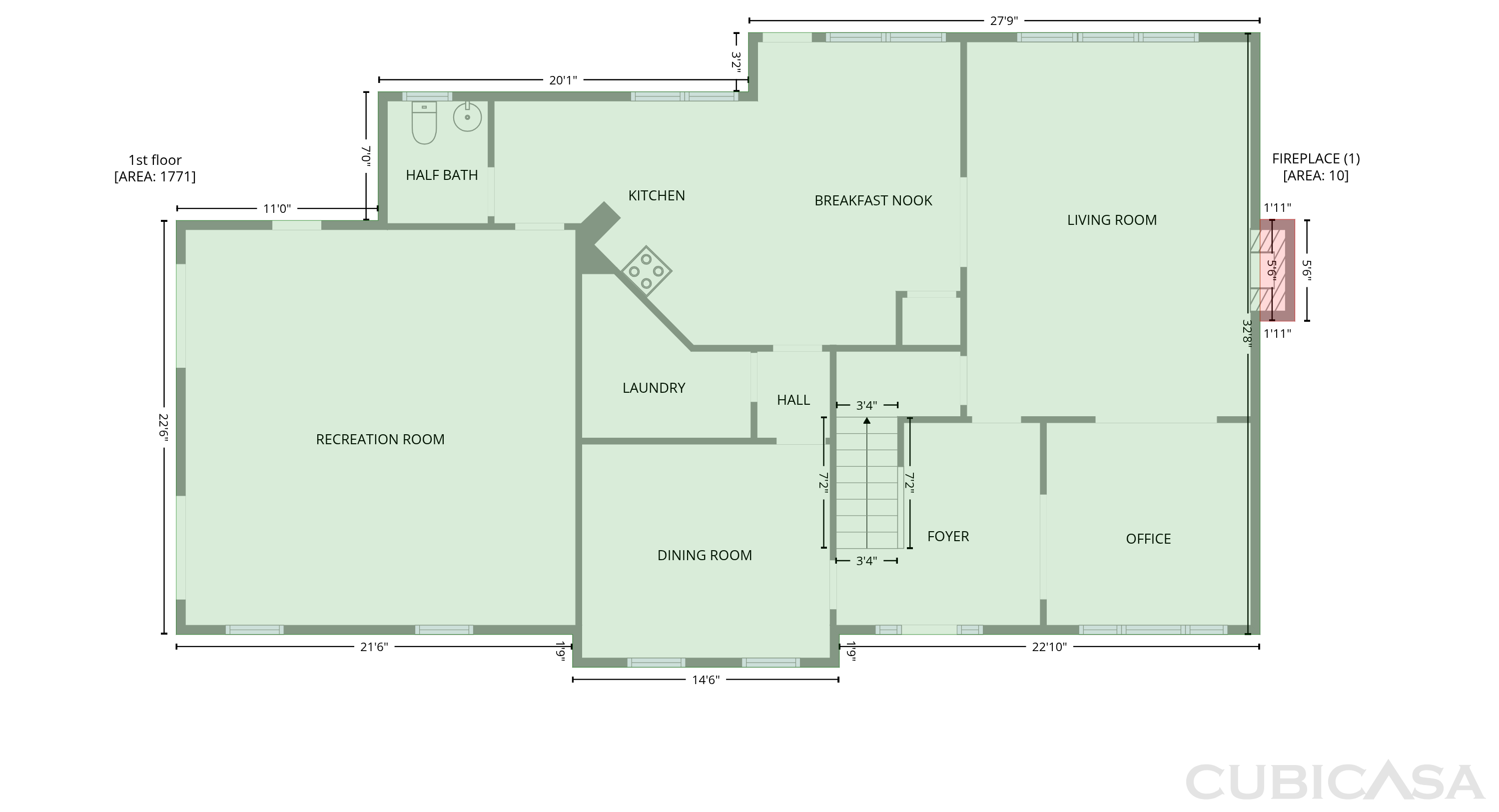 Main Floor of 5117 Chipping Dr NW, Acworth, GA