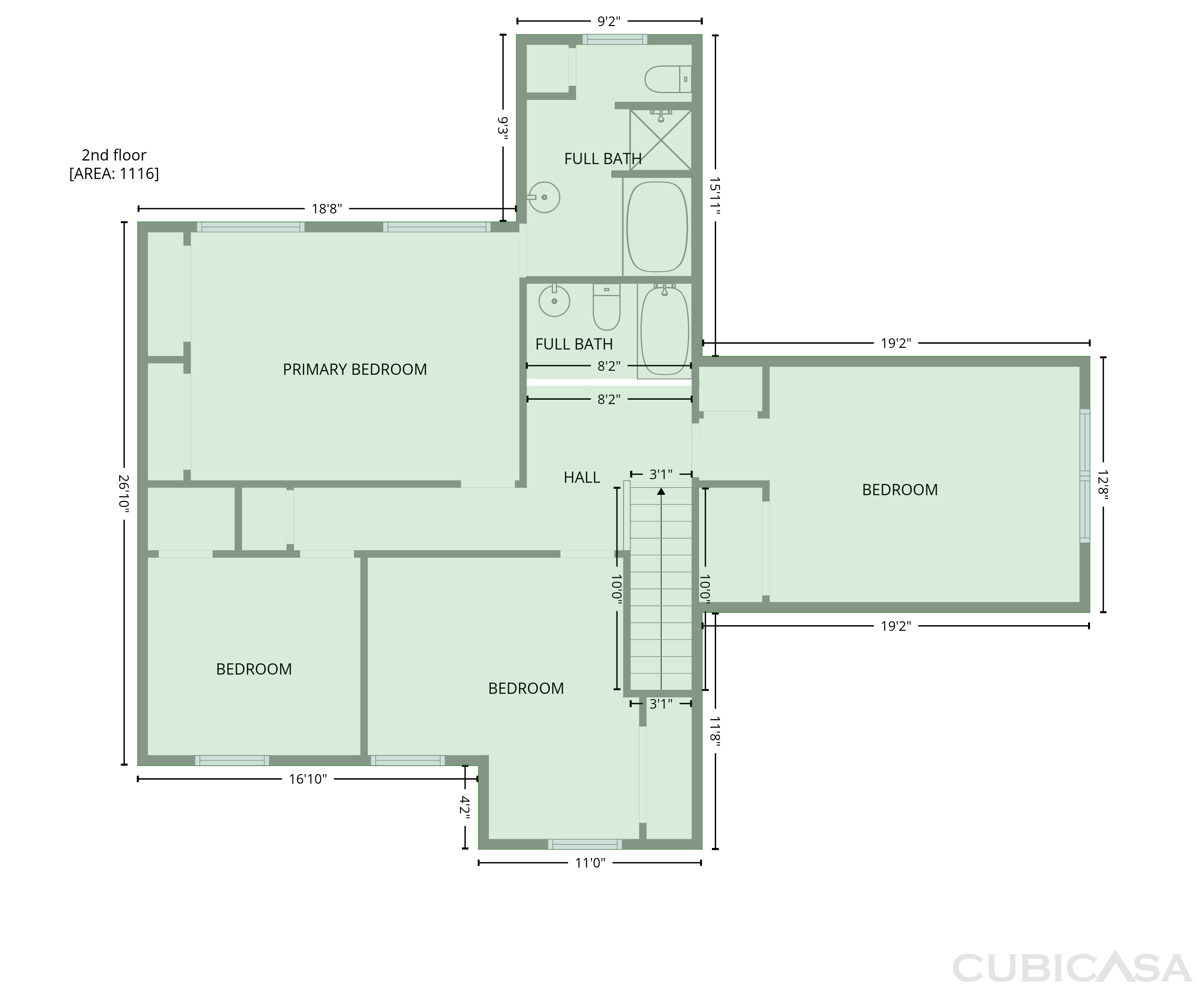 Second Floor of 7906 Elphin Ct, Charlotte, NC
