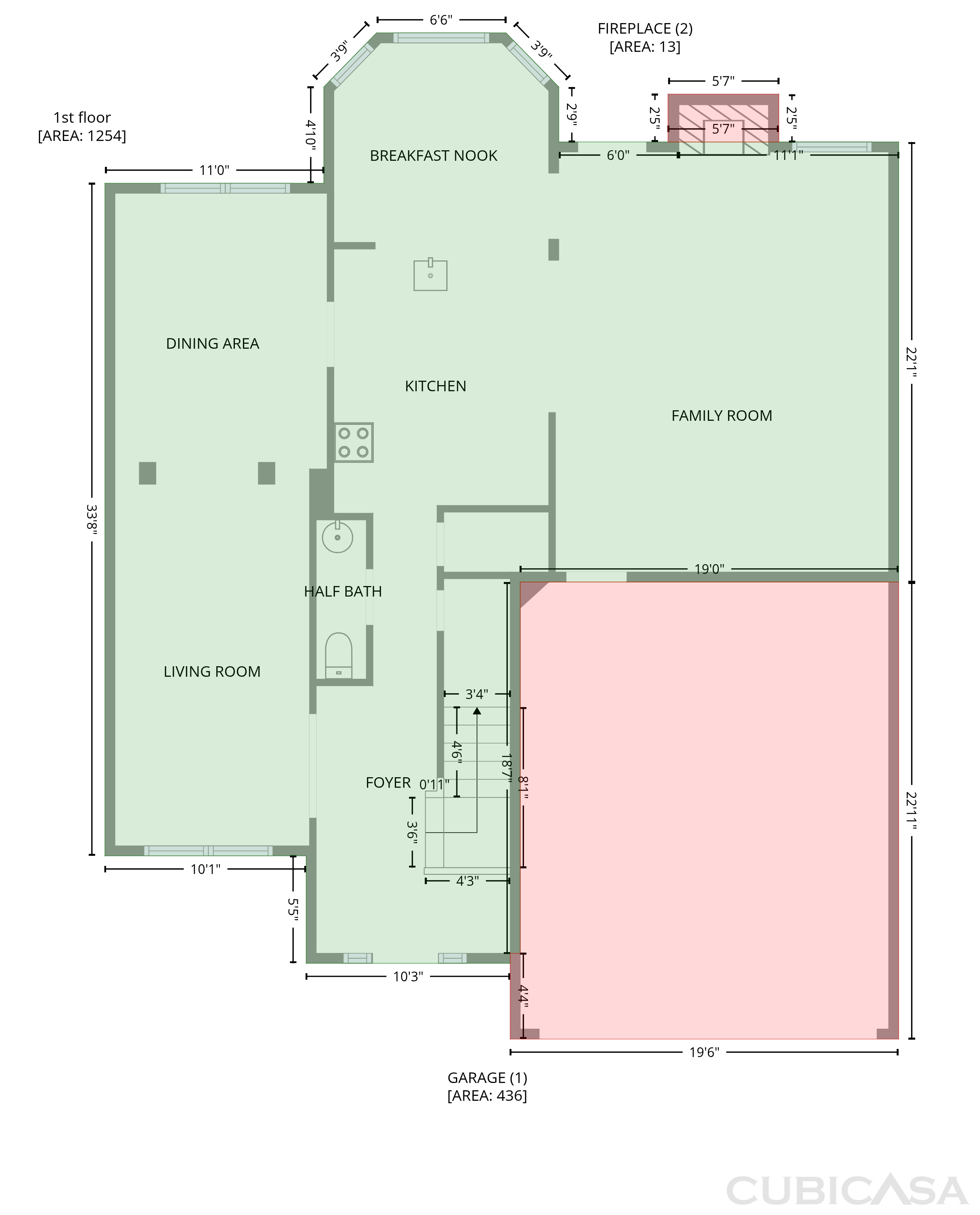 Main Floor of 176 Fred Bishop Dr, Canton, GA