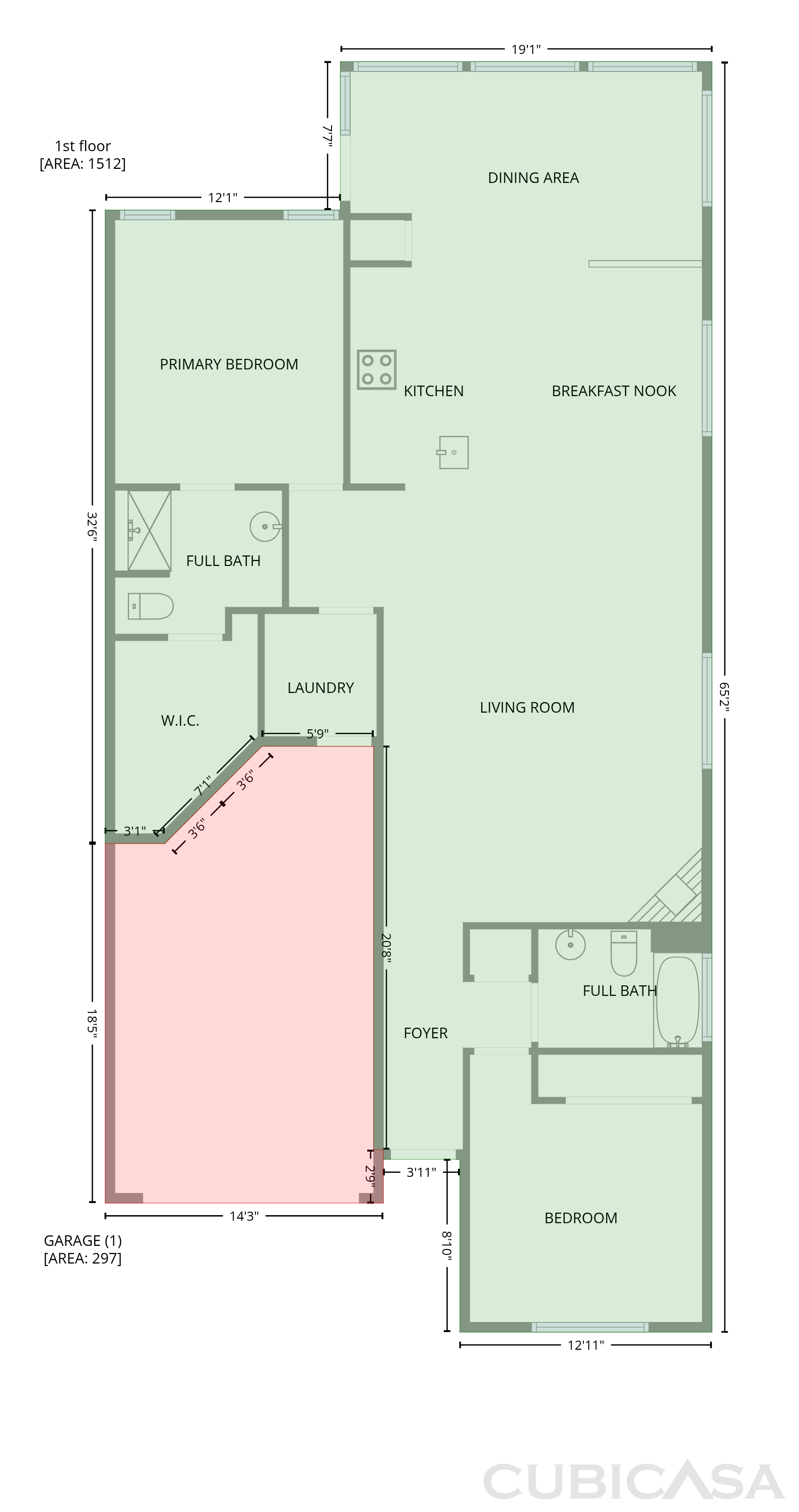 Main Floor of 64 Garden Grv, Newnan, GA