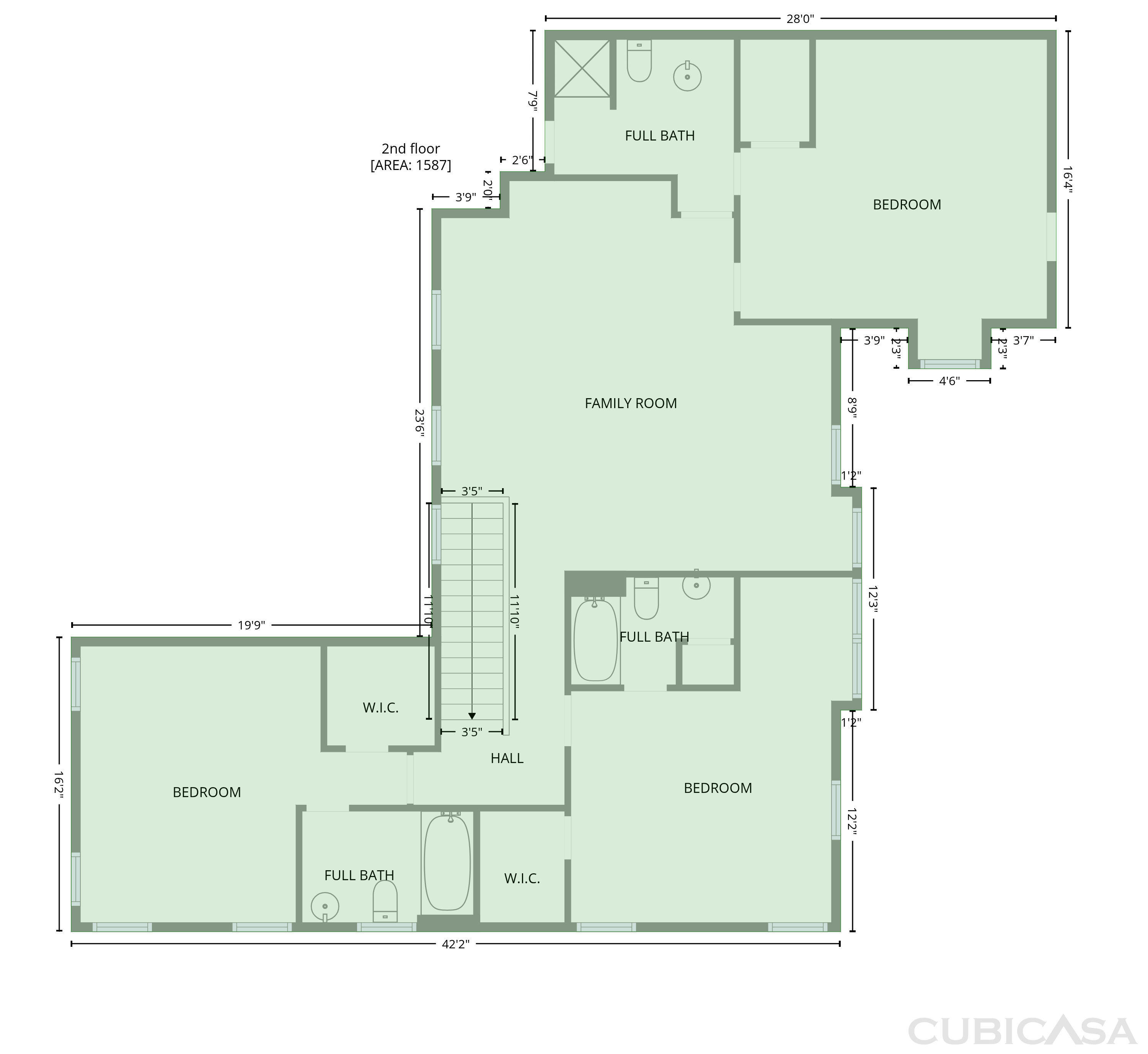 Second Floor of 1803 Kent Ave, Dunwoody, GA