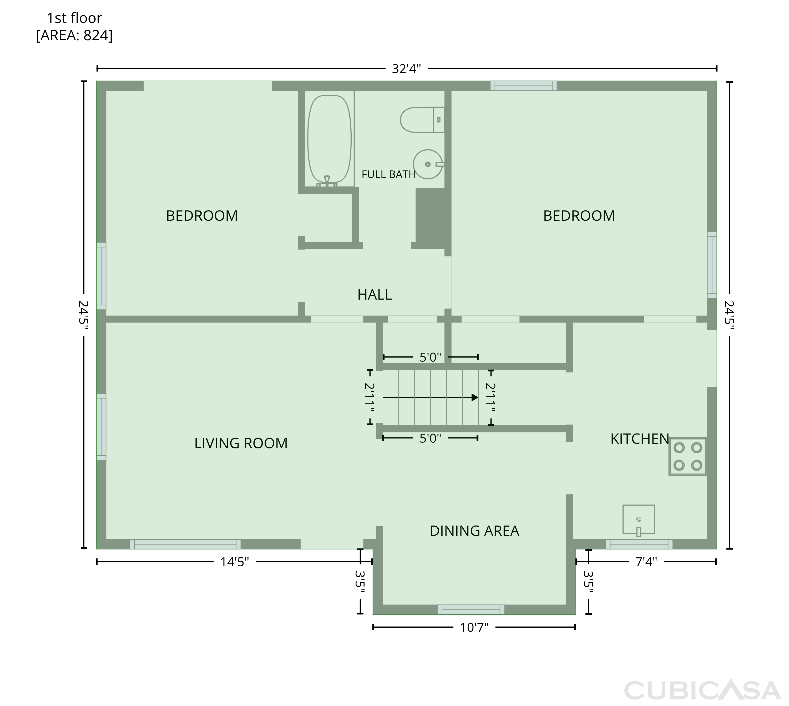 Main Floor of 1315 Saturn Dr, Nashville, TN