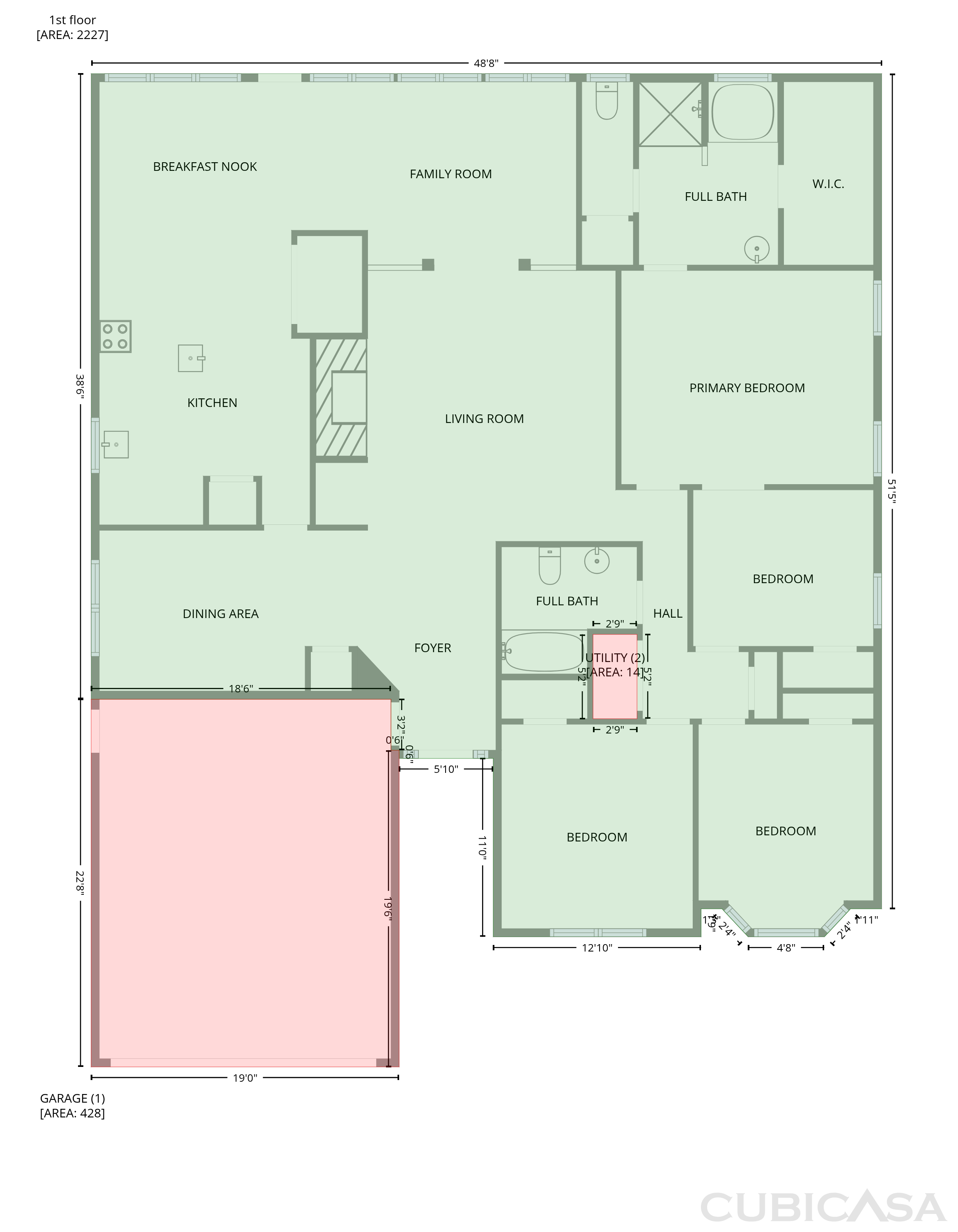 Main Floor of 2840 Meridian Dr, Dacula, GA