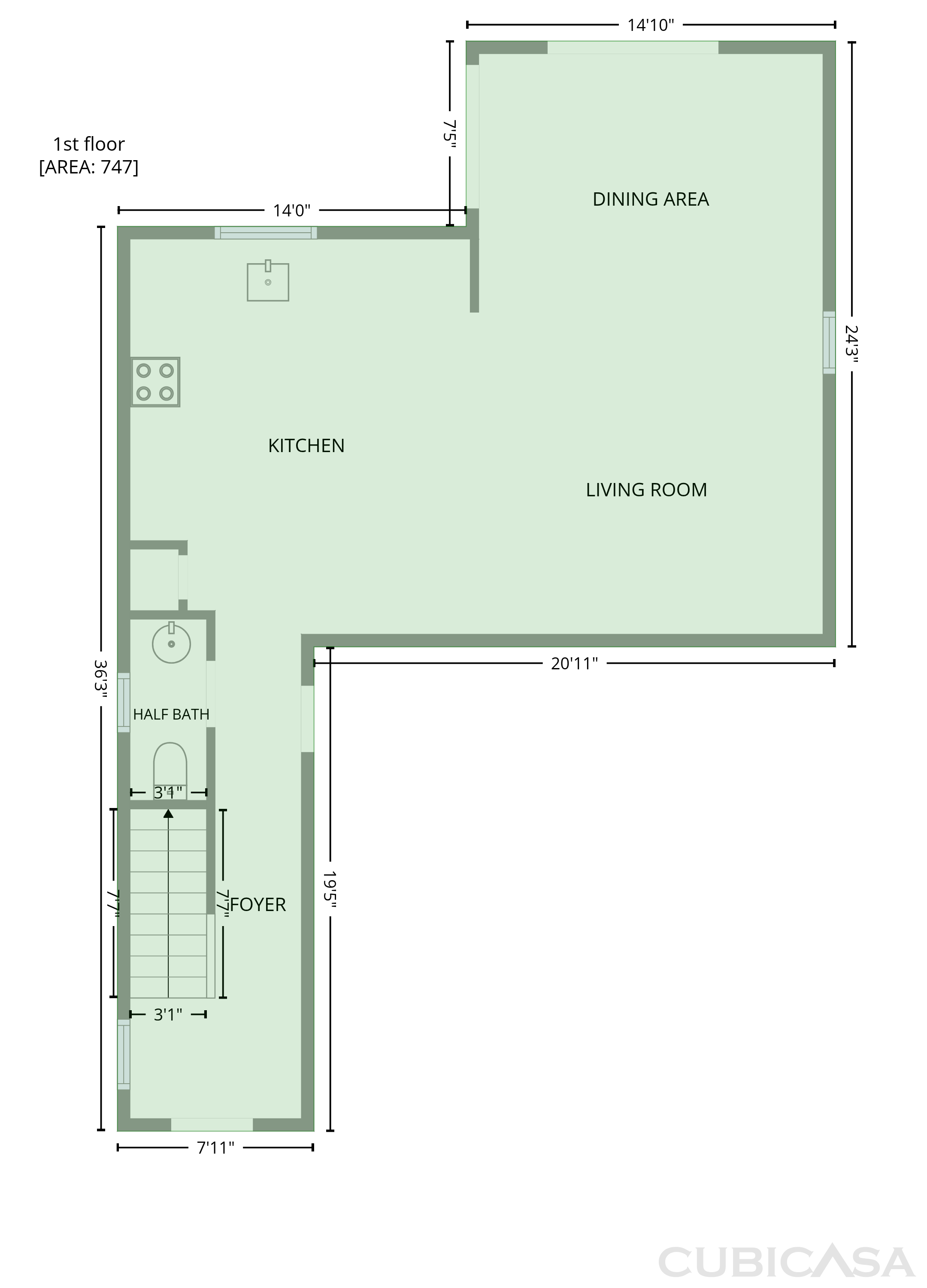 Main Floor of 1242 Via Candelas, Oceanside, CA