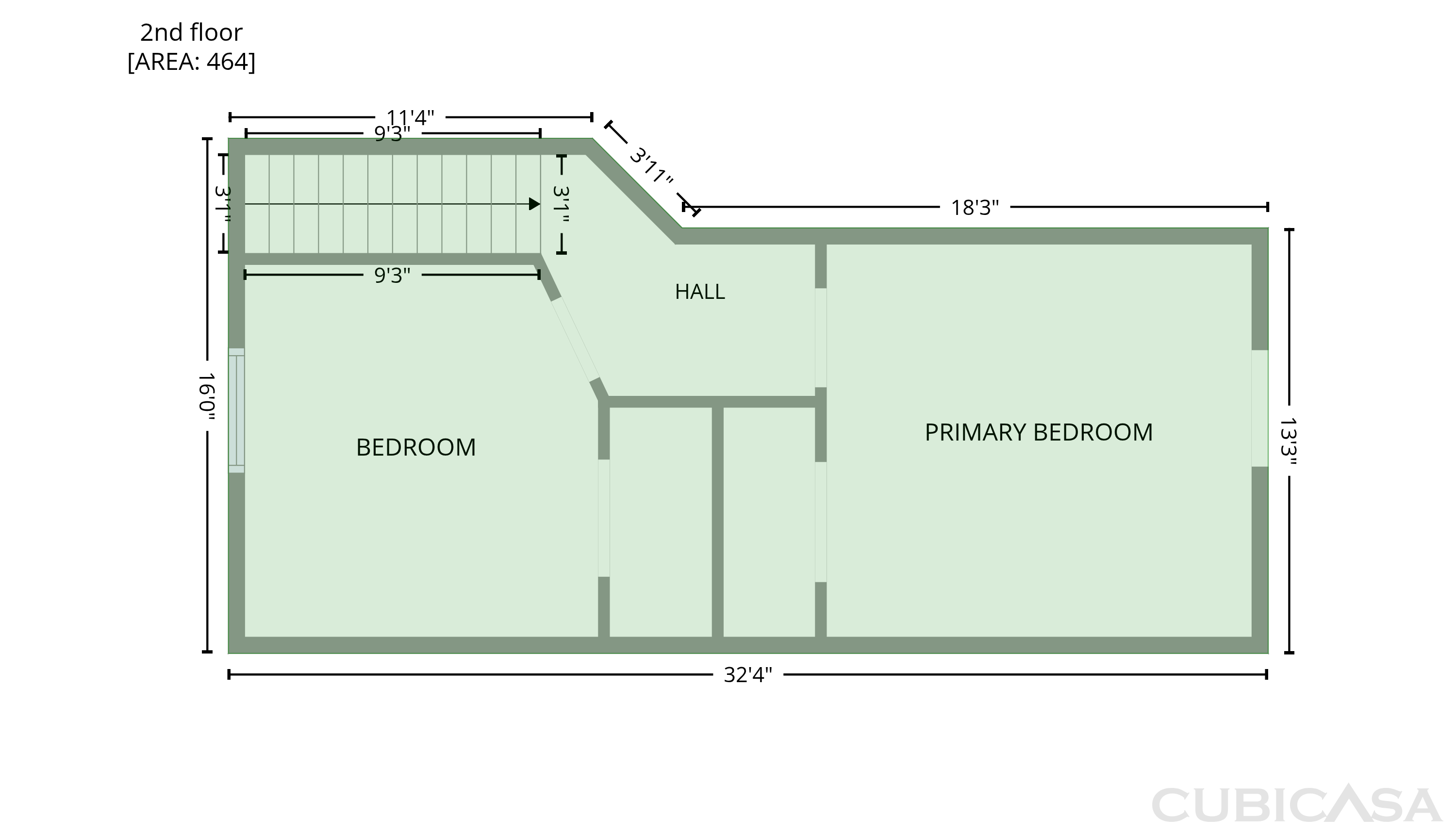 Second Floor of 207 E Park St, Trafalgar, IN