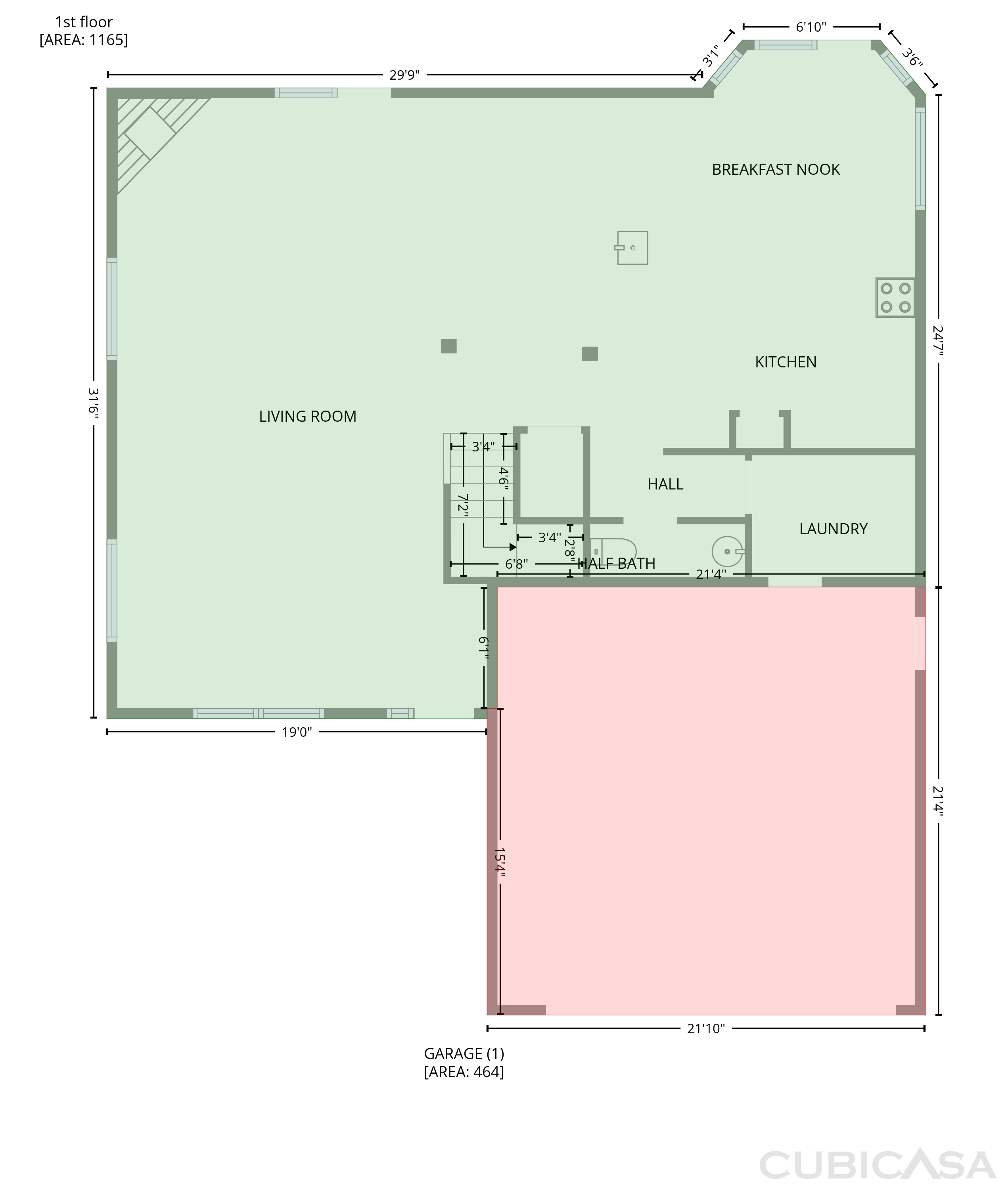Main Floor of 1701 Larabie Ct, Brandon, FL