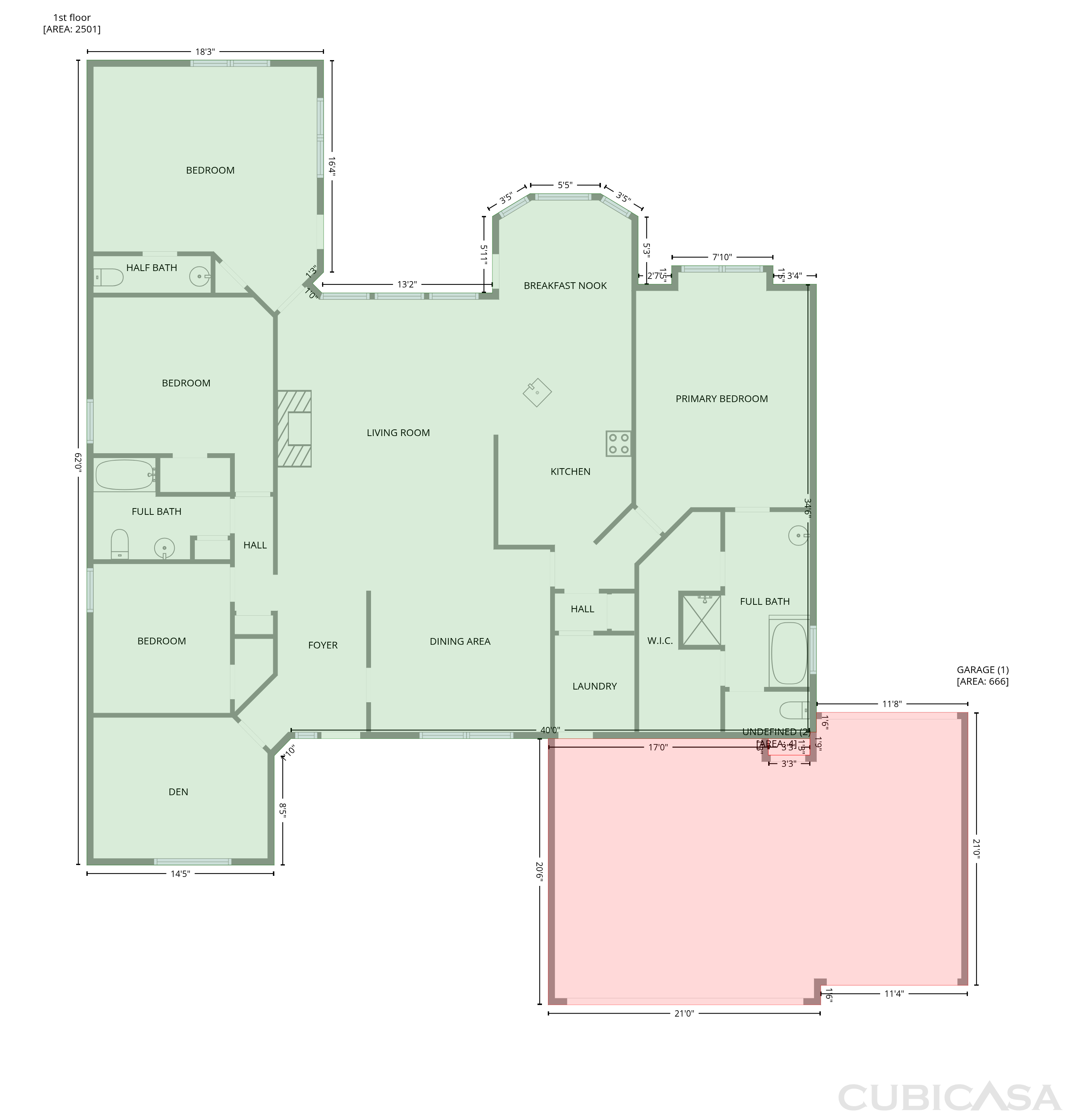 Main Floor of 13808 S Robinson Ave, Oklahoma City, OK
