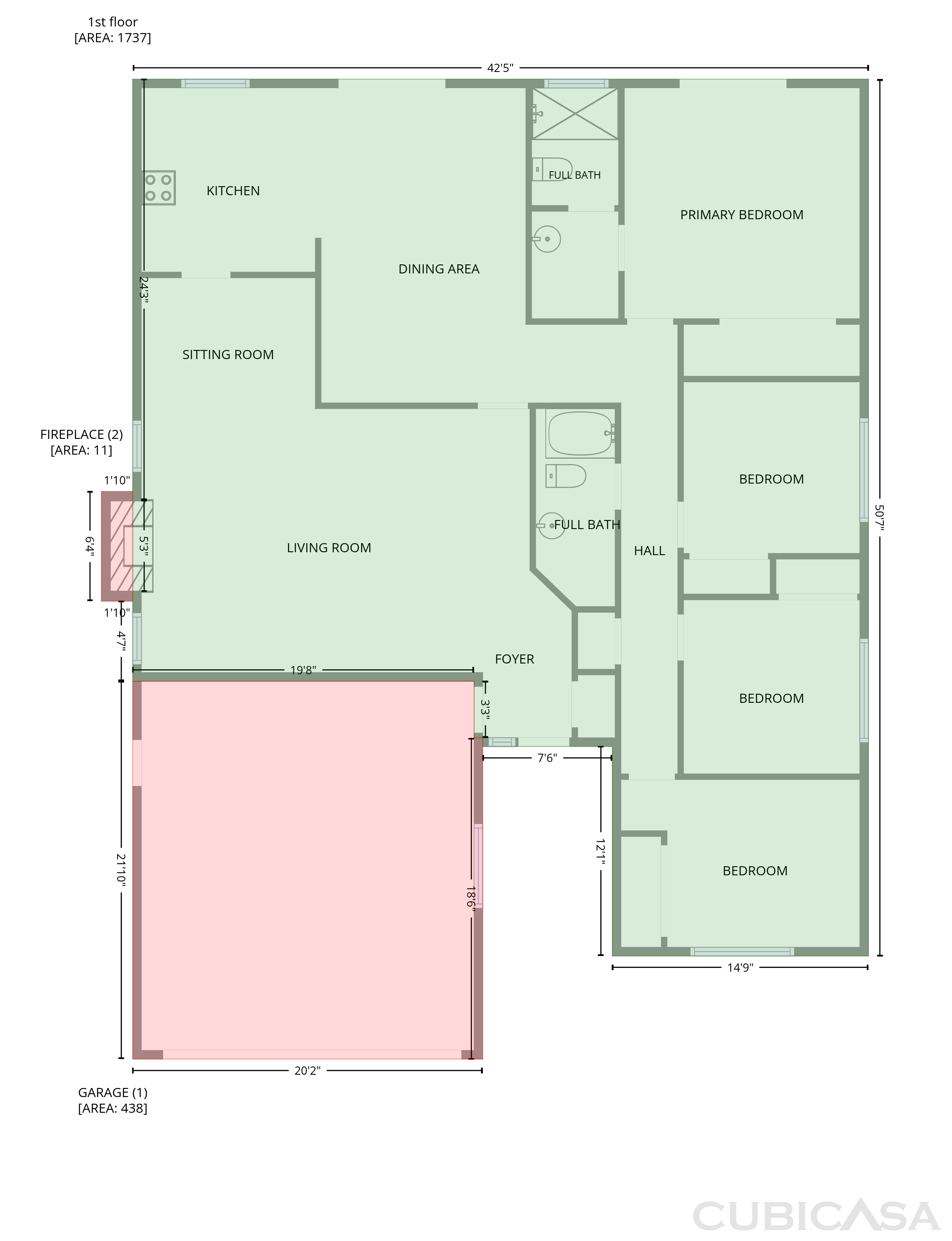Main Floor of 7431 Garden Gate Dr, Citrus Heights, CA