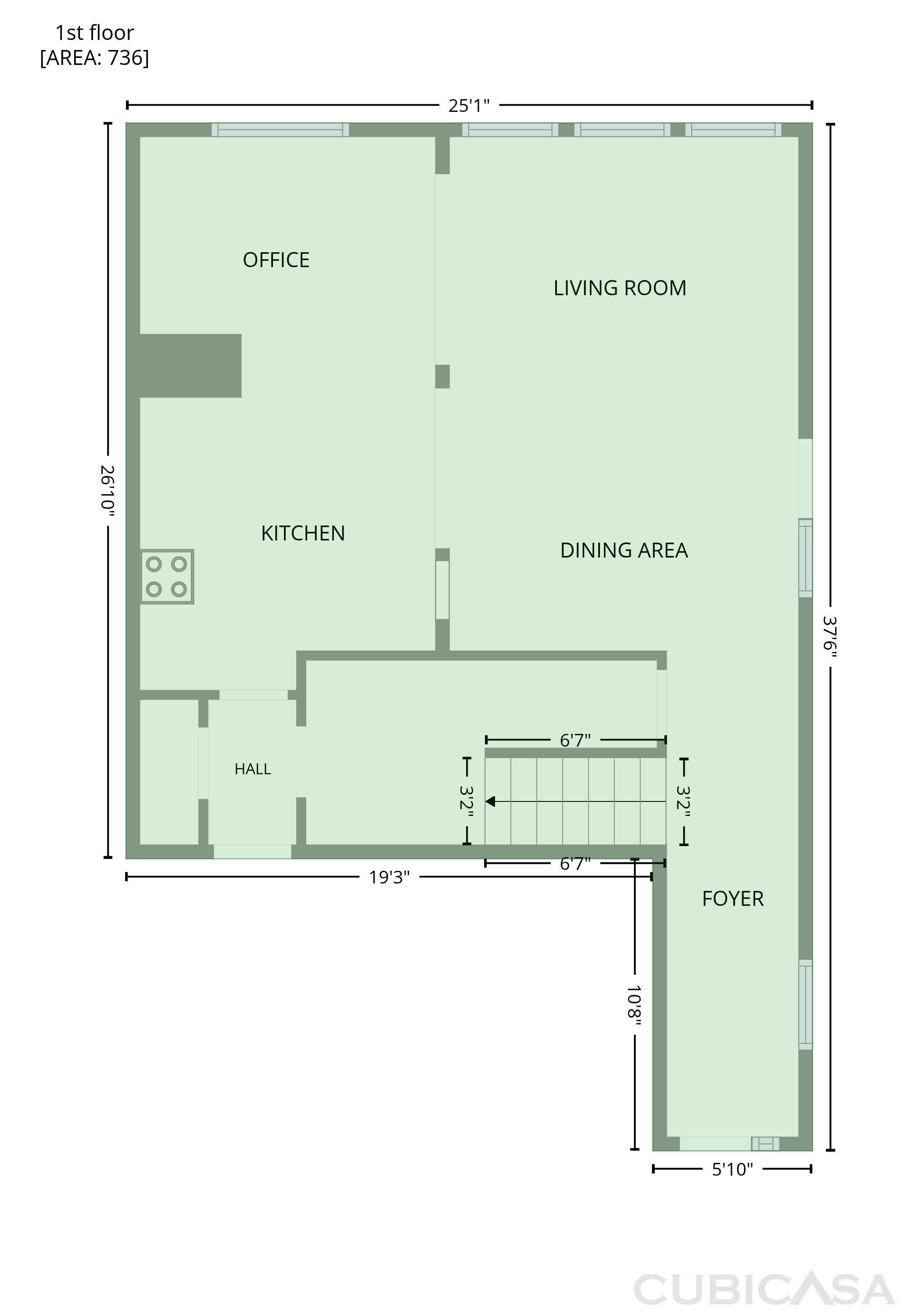 Main Floor of 338 Alcovy Way, Woodstock, GA