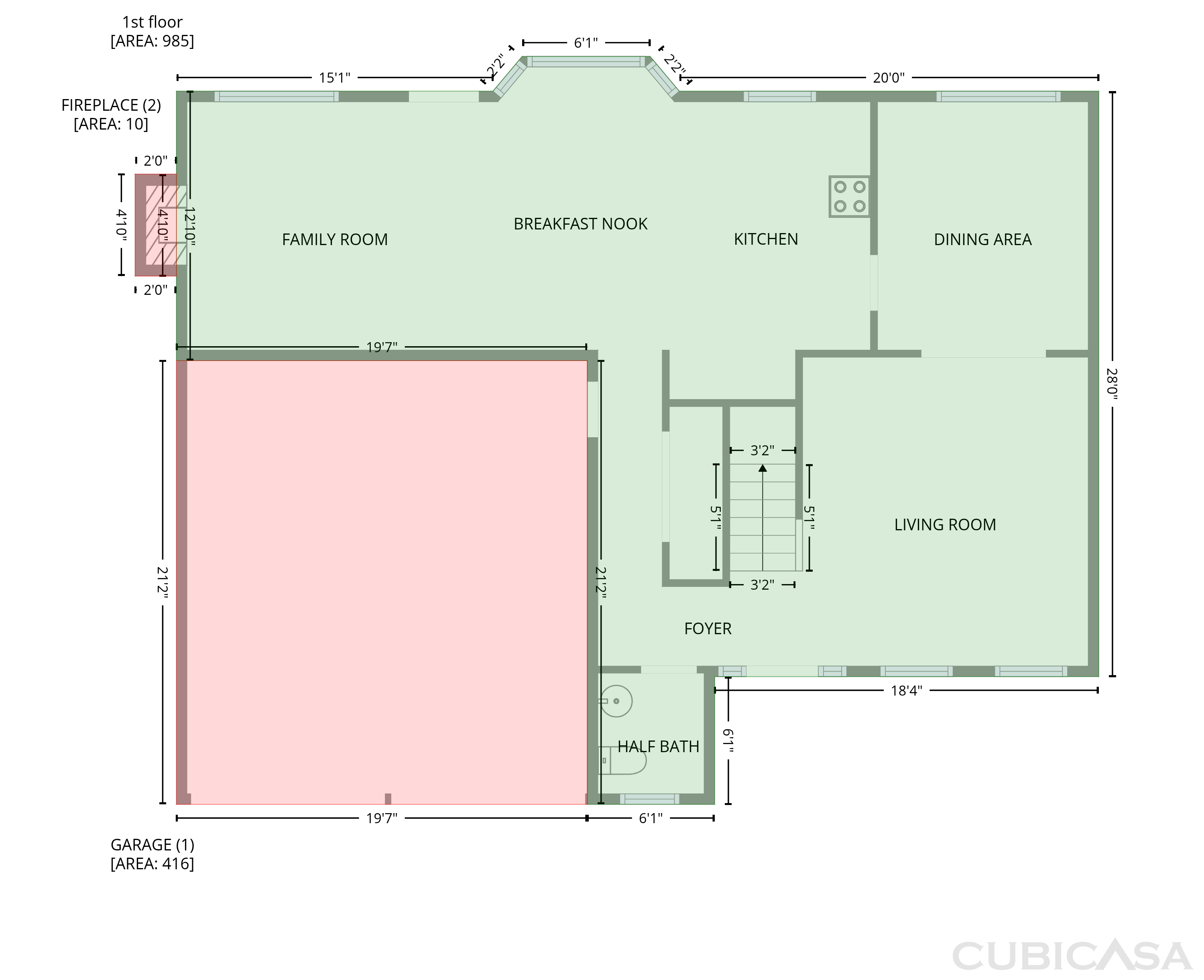 Main Floor of 1197 Parkwood Chase NW, Acworth, GA