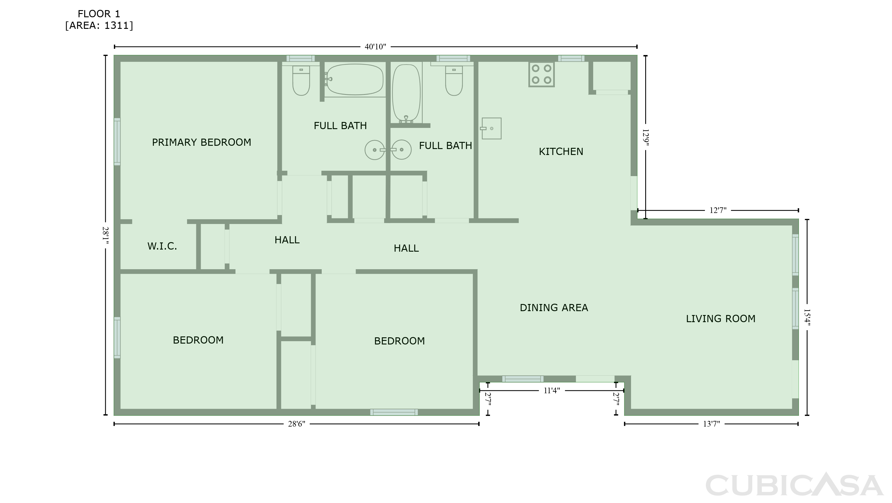 Main Floor of 2714 Silkwood St, Dallas, TX