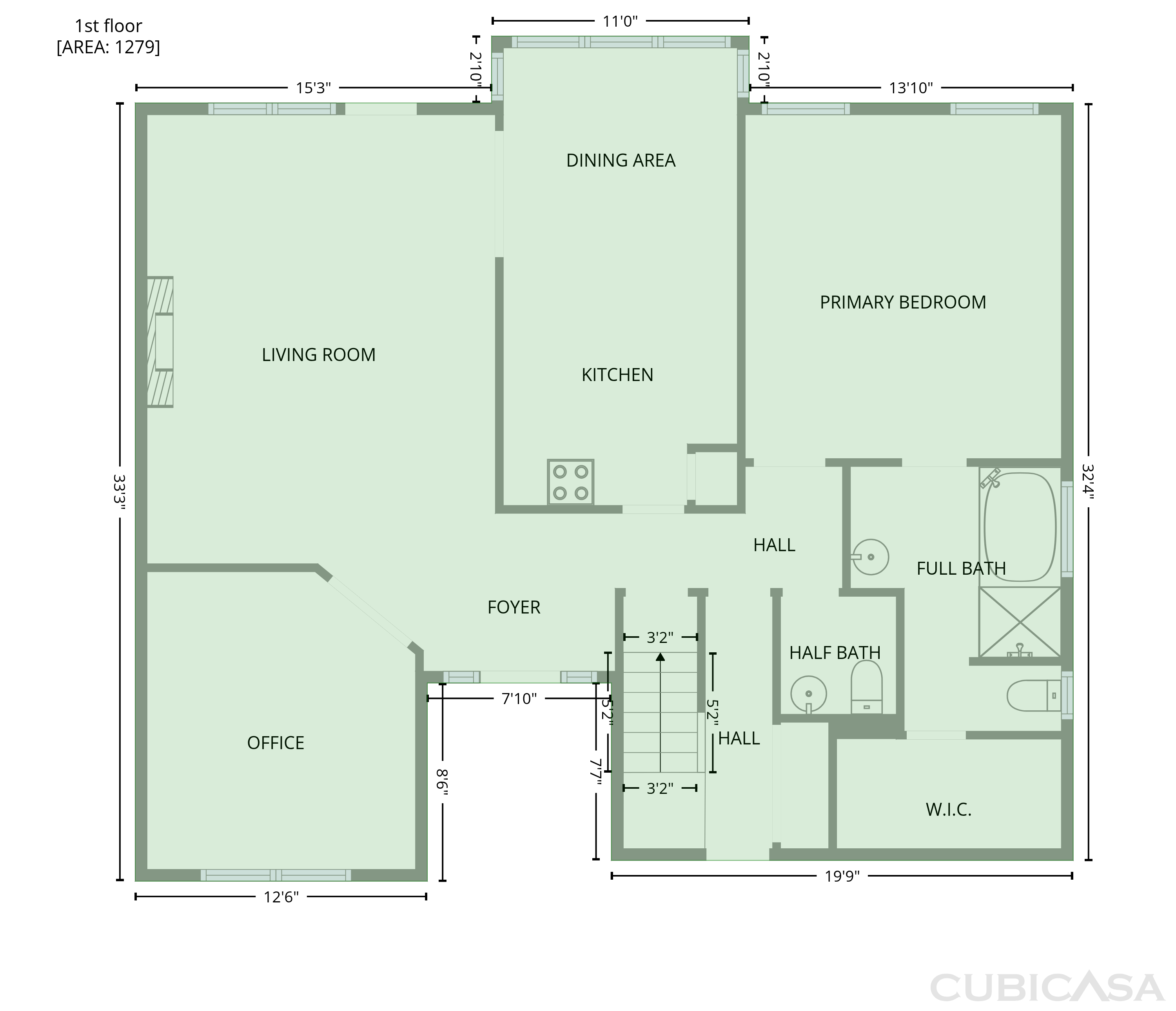 Main Floor of 6412 Pleasant Creek Ct, Raleigh, NC