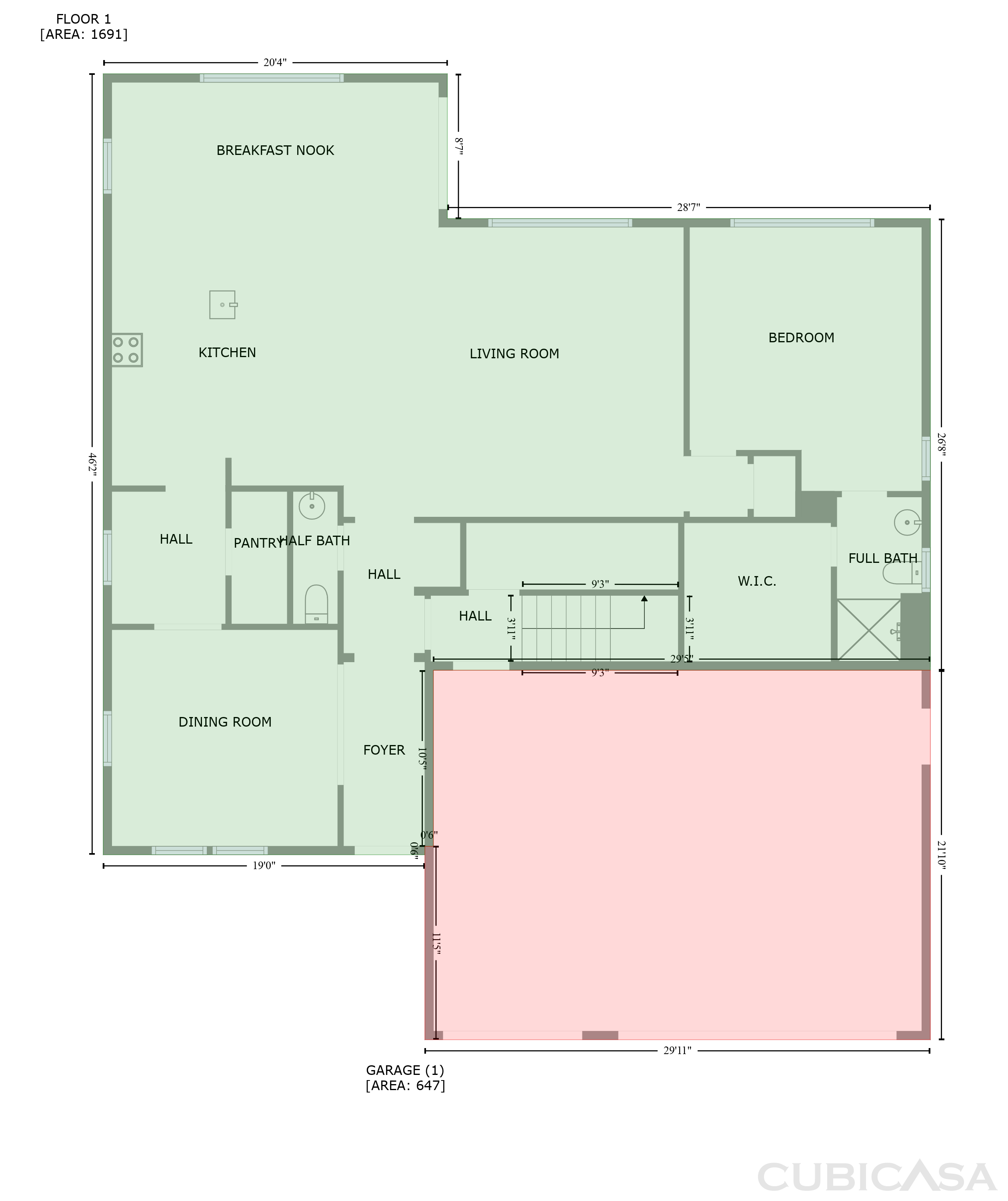 Main Floor of 692 Atherton Way, Plumas Lake, CA