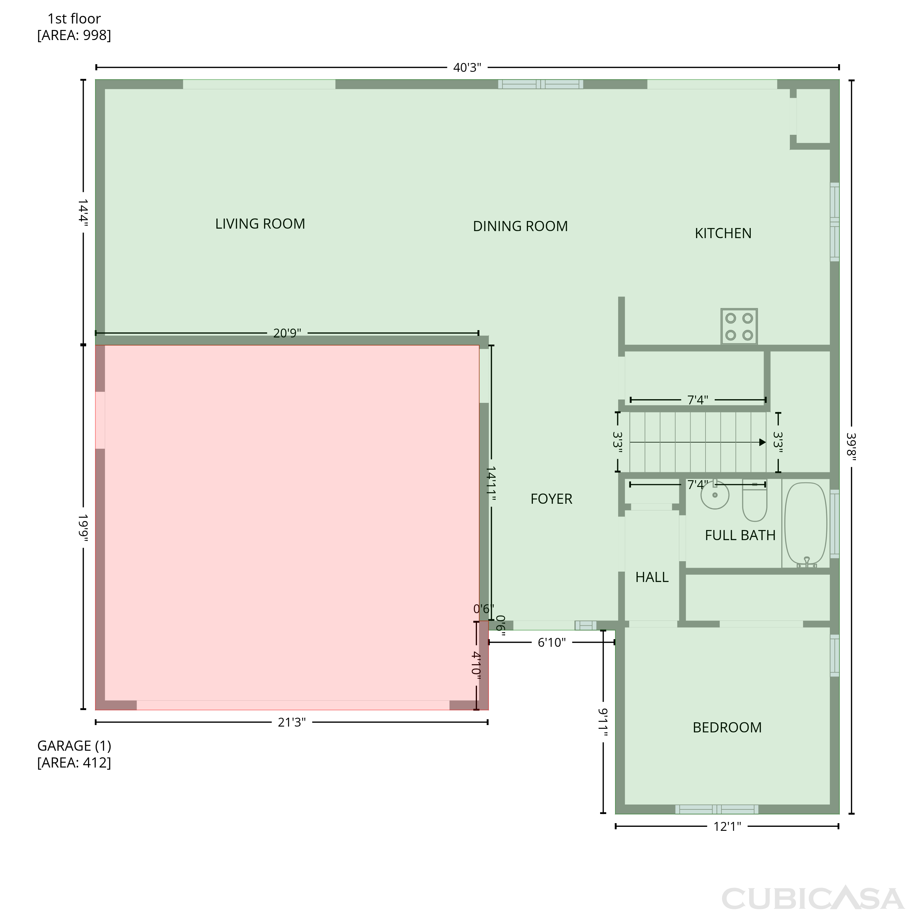 Main Floor of 1176 Willow Hill Ave, Sacramento, CA