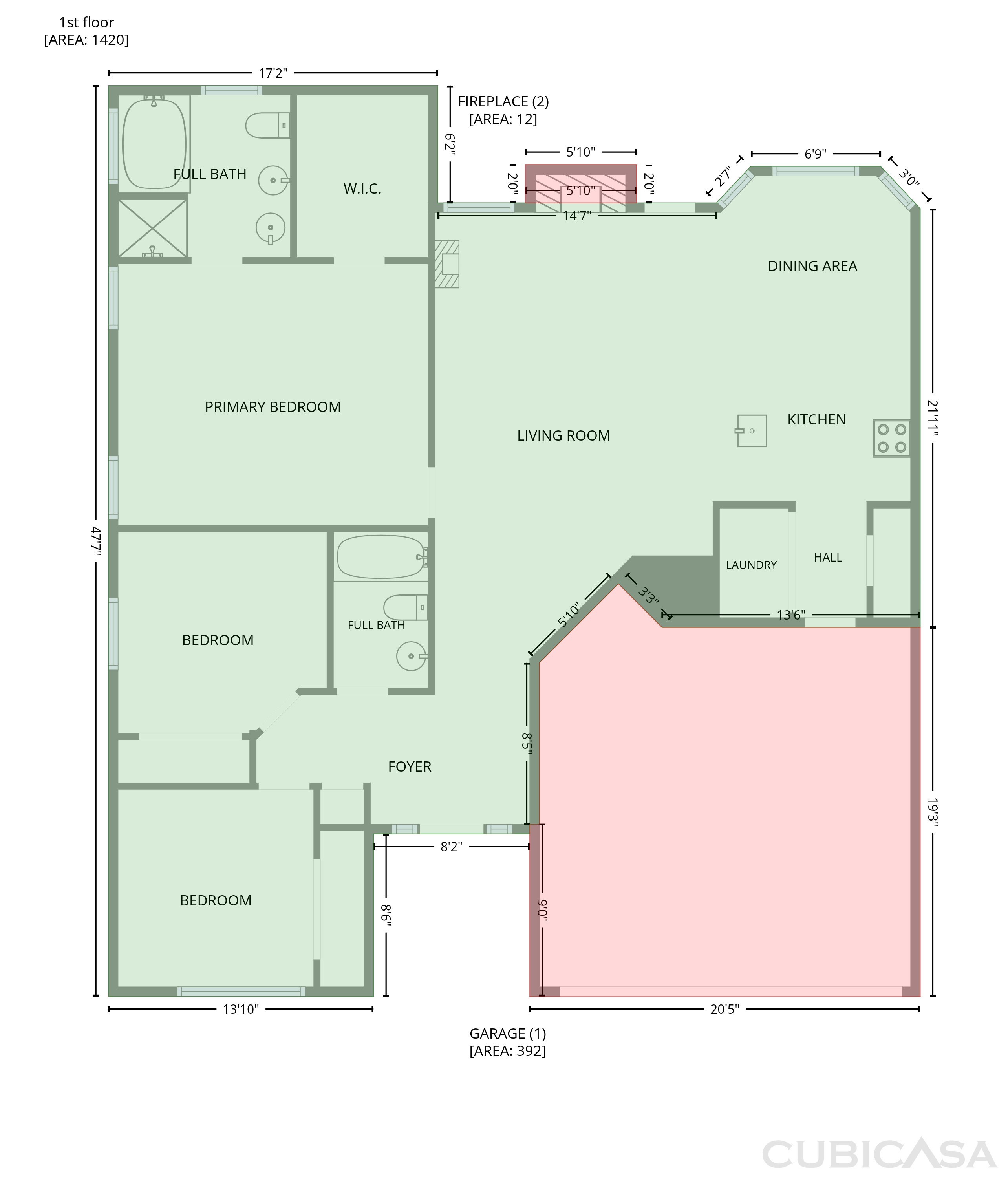 Main Floor of 211 Logan Creek Ln, Dallas, GA