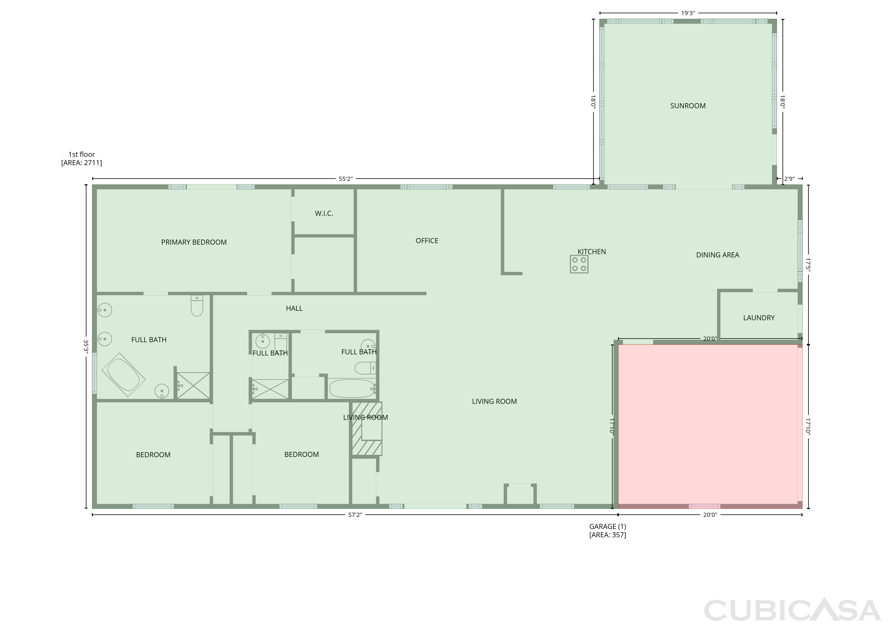 Main Floor of 807 W Thompson Ln, Murfreesboro, TN
