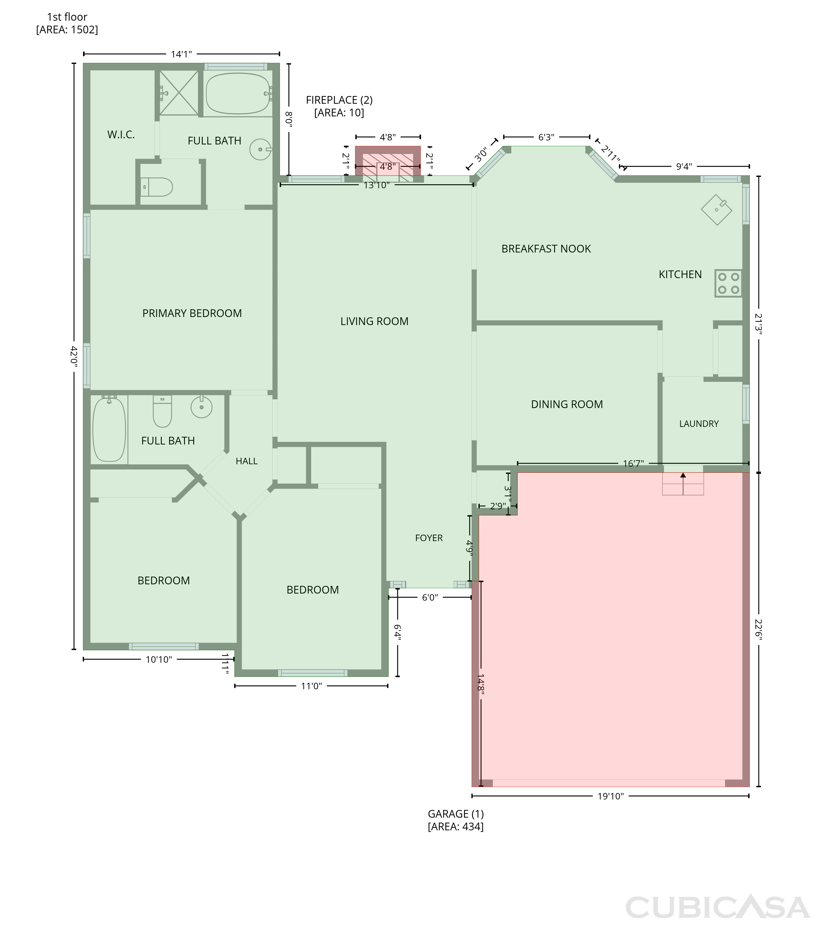 Main Floor of 1104 Thoroughbred Pl NW, Concord, NC