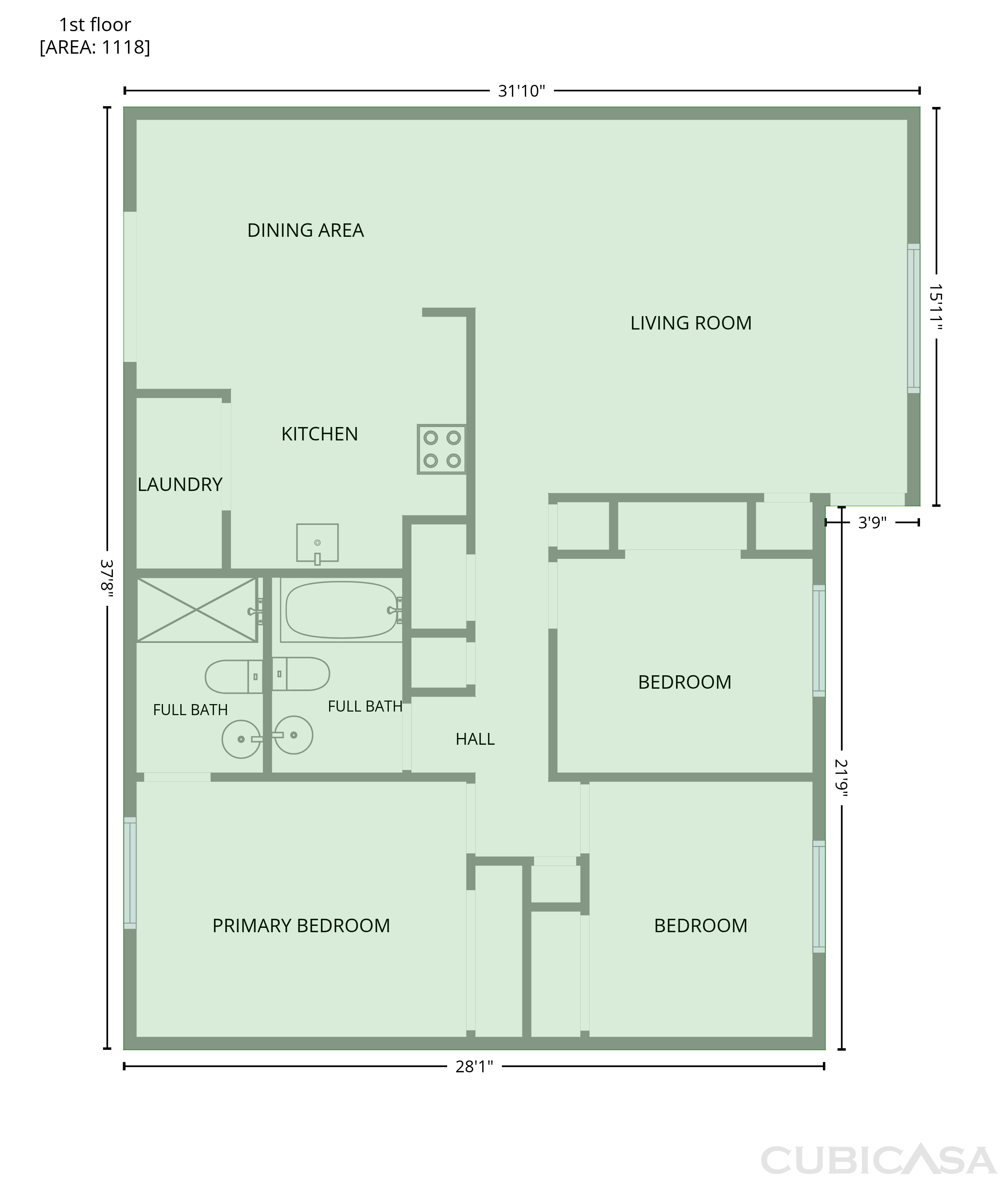 Main Floor of 14838 N 33rd Dr, Phoenix, AZ