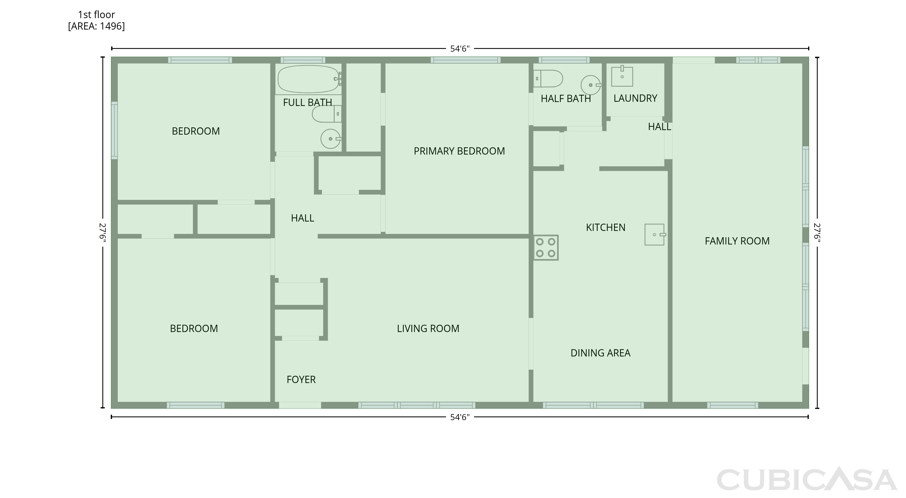 Main Floor of 6611 E Julia St, Tucson, AZ