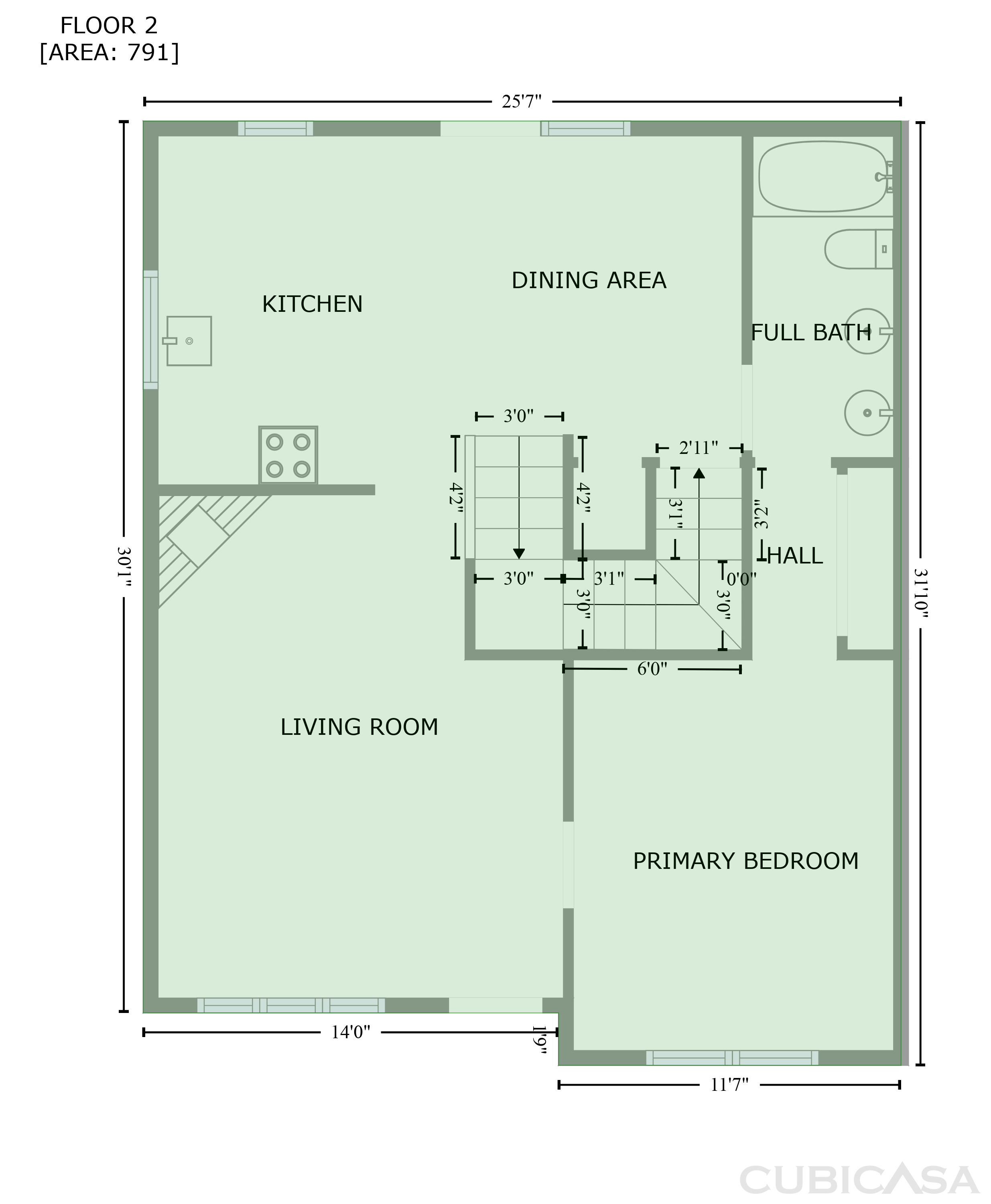 Second Floor of 6321 Hibiscus Ct, Whitsett, NC
