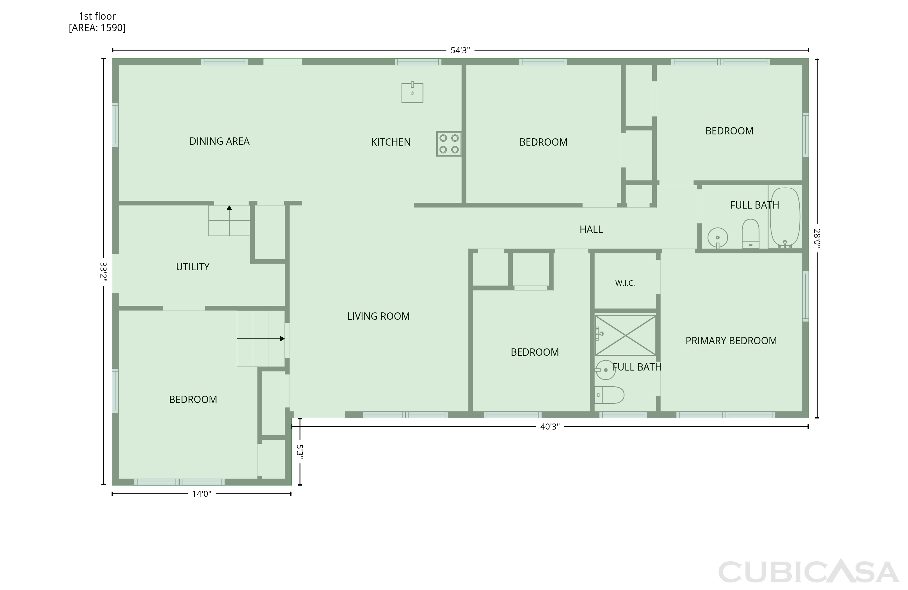 Main Floor of 411 Capricorn Ln, Orange Park, FL