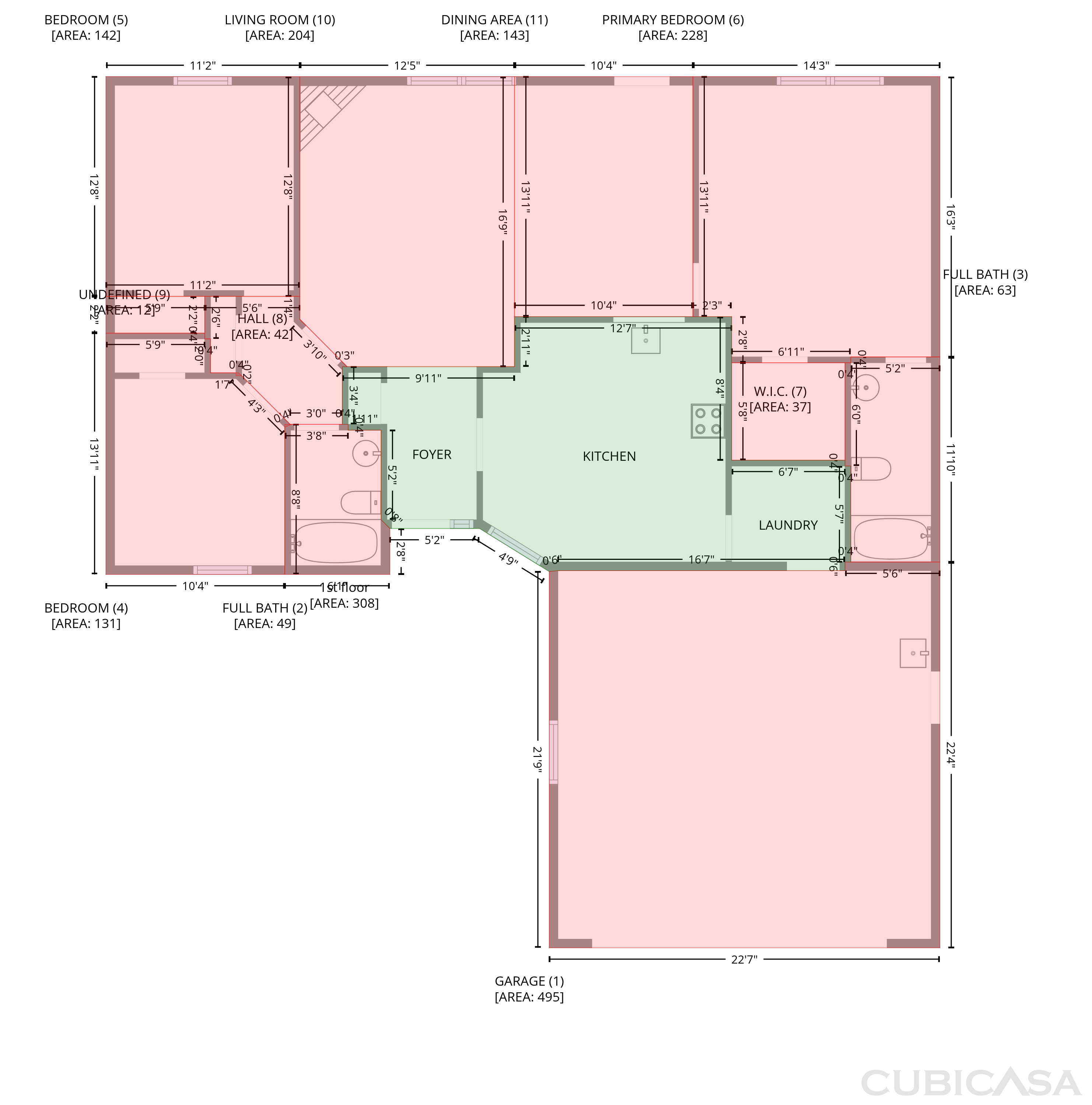 Second Floor of 6614 Sparrowood Dr, Indianapolis, IN