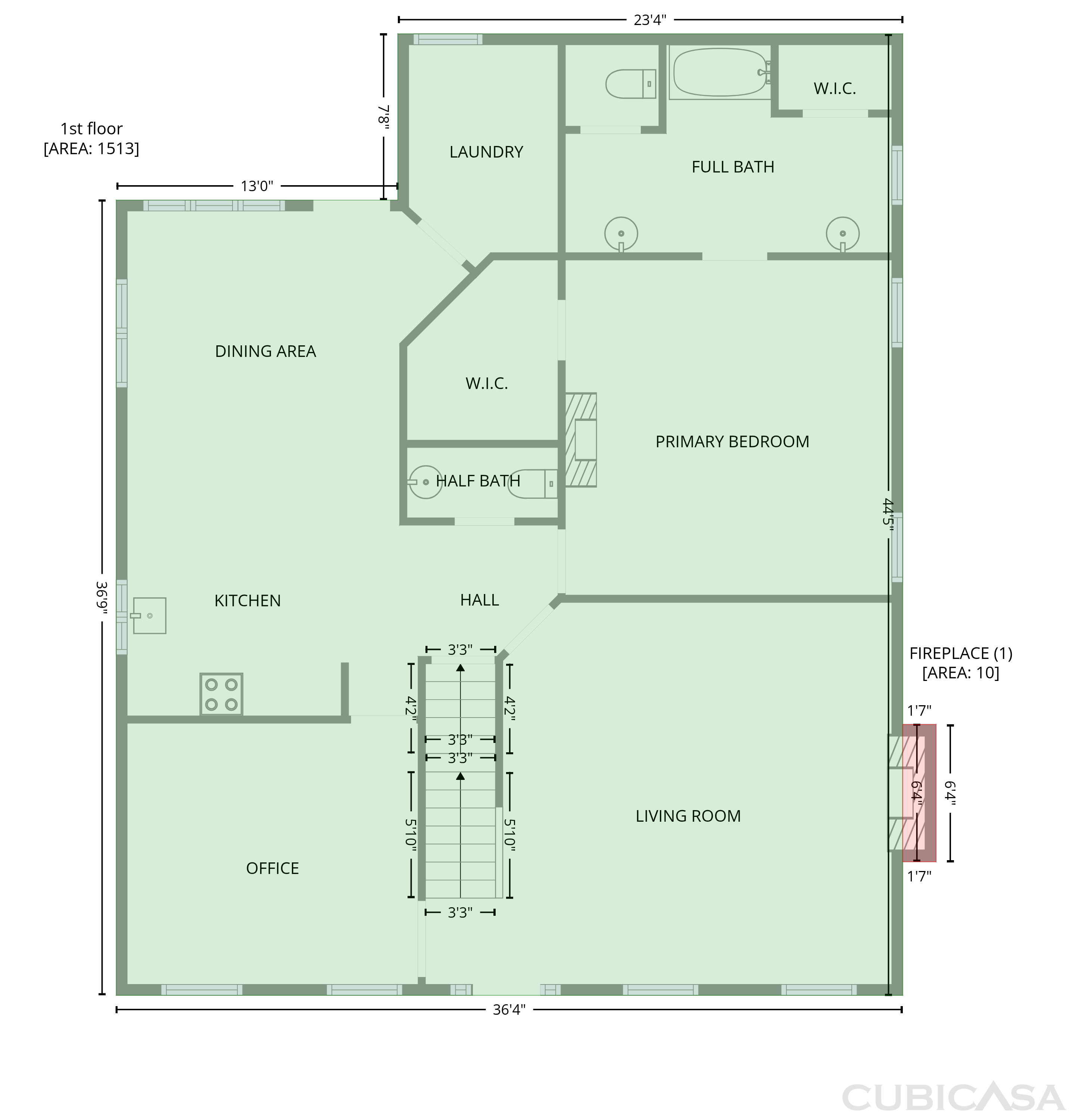Main Floor of 1008 Georgia Creek Rd, Scottsville, VA