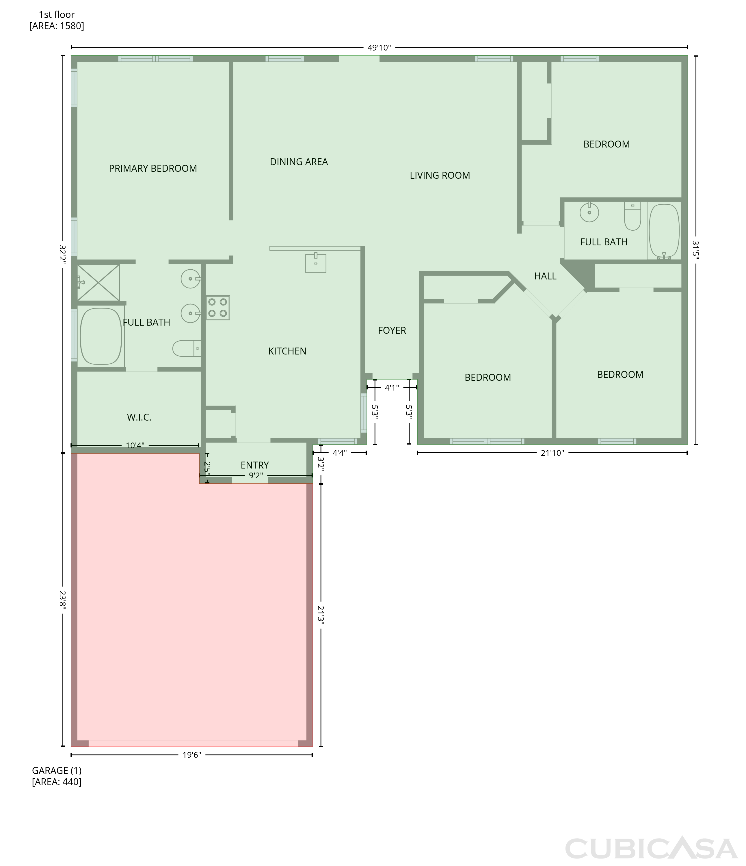 Main Floor of 3808 Tatonka Dr, Killeen, TX