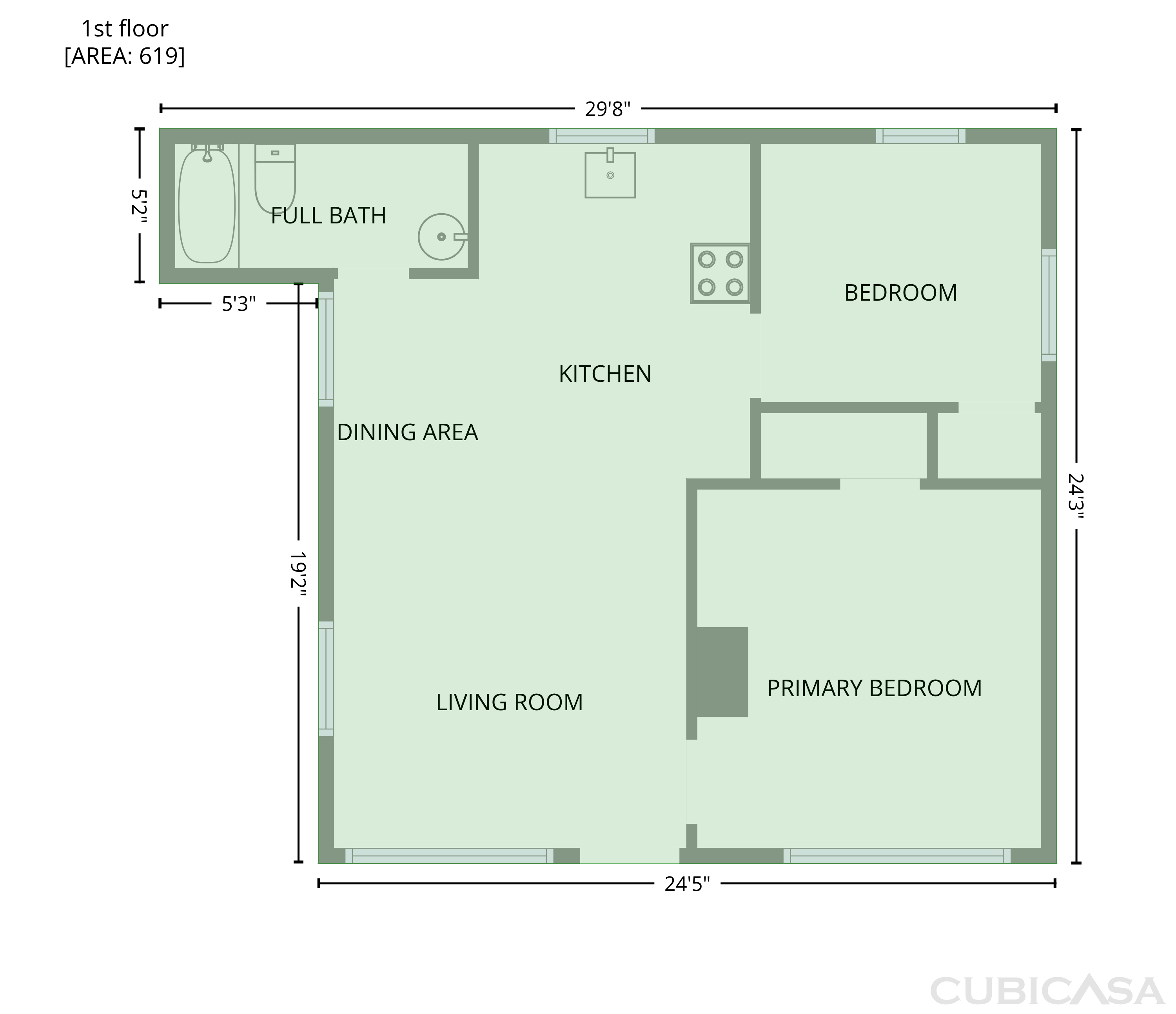 Main Floor of 103 Southside Cir, Lancaster, SC