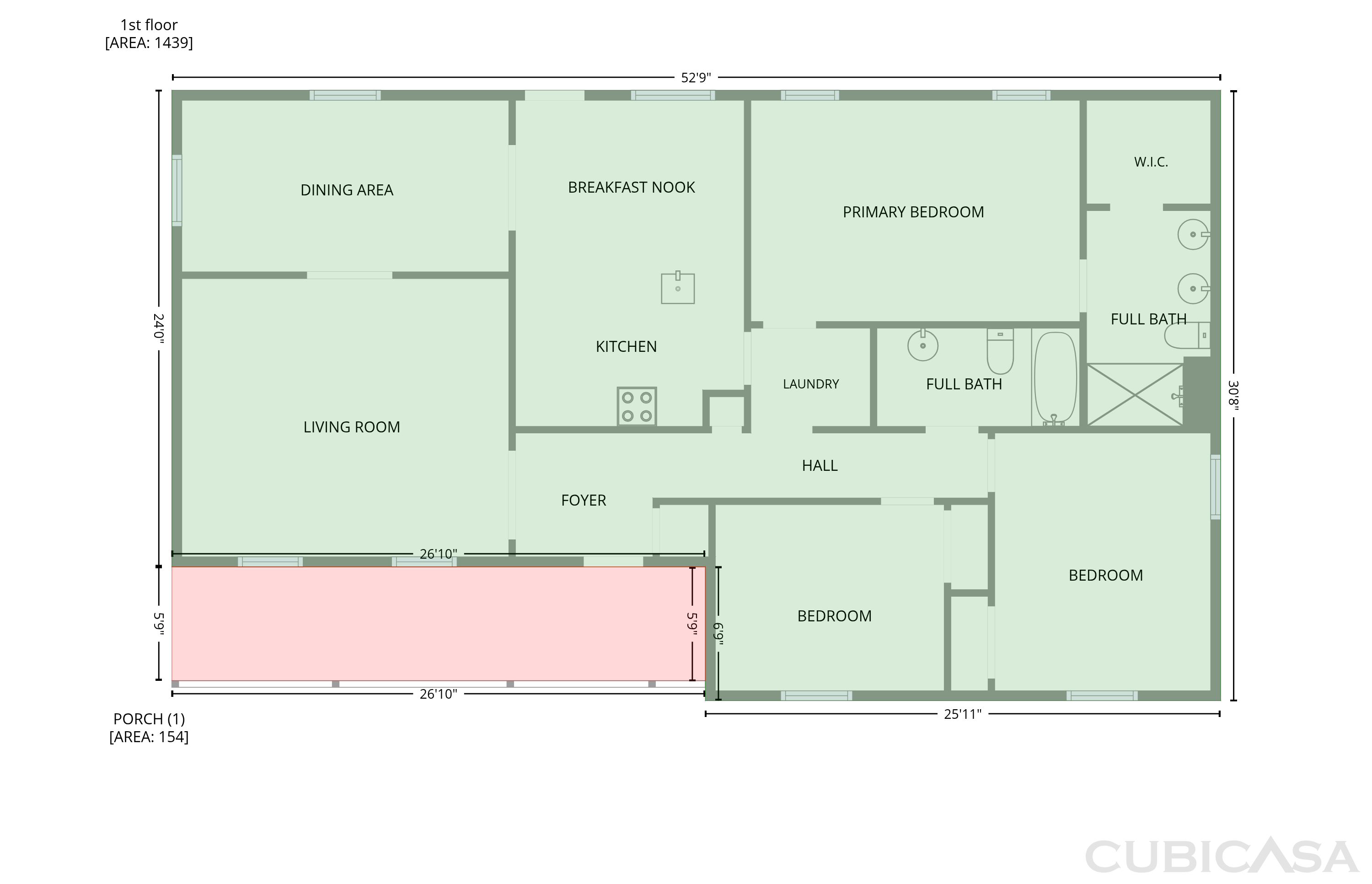 Main Floor of 130 Rolling Acres Rd, Youngsville, NC